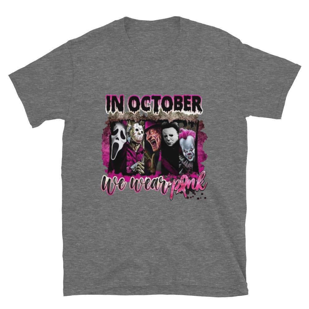 In October We Wear Pink Horror Film T-shirt, Hoodie, Sweatshirt