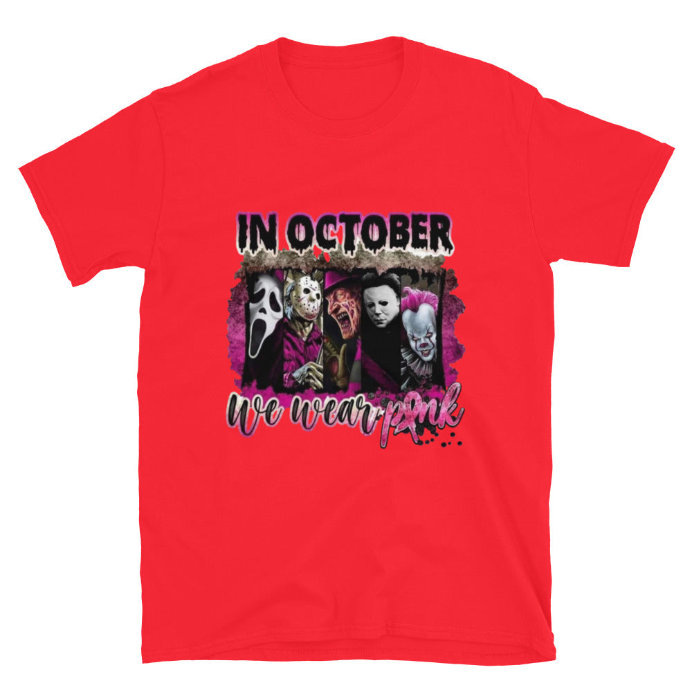 In October We Wear Pink Horror Film T-shirt, Hoodie, Sweatshirt