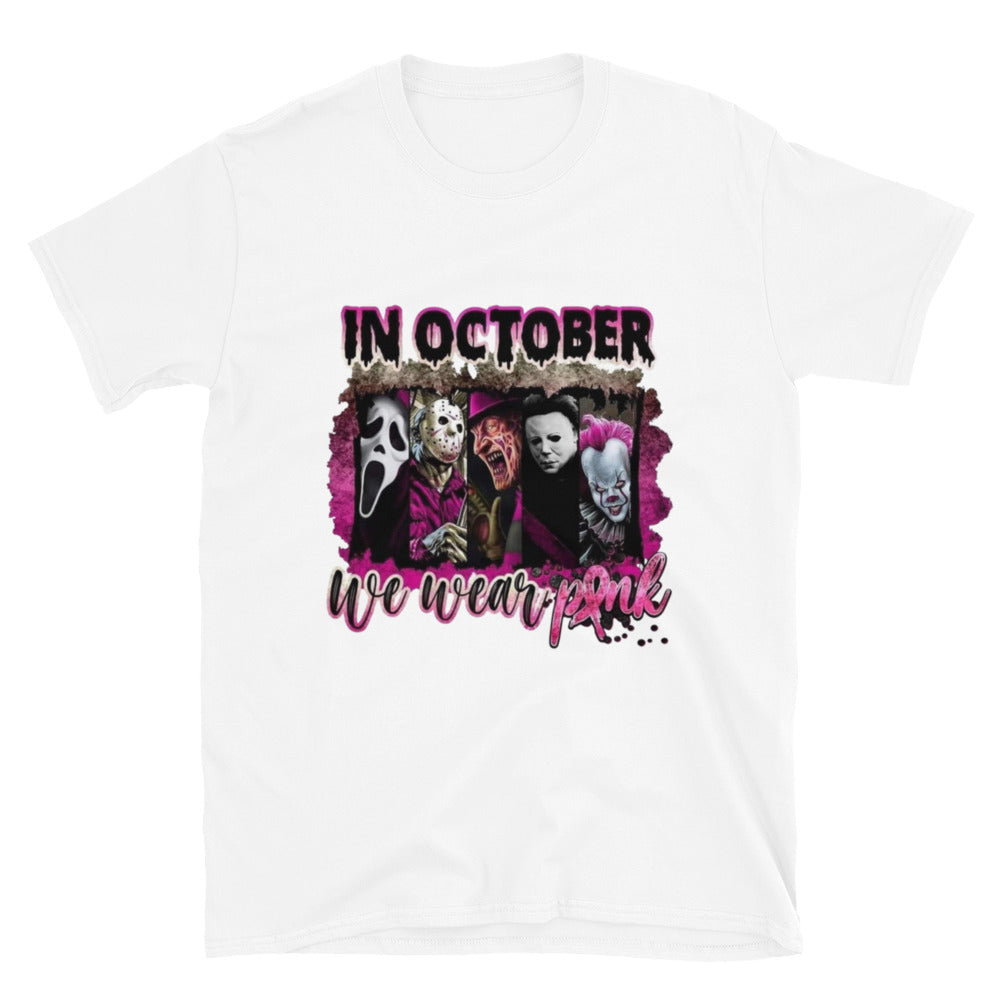 In October We Wear Pink Horror Film T-shirt, Hoodie, Sweatshirt