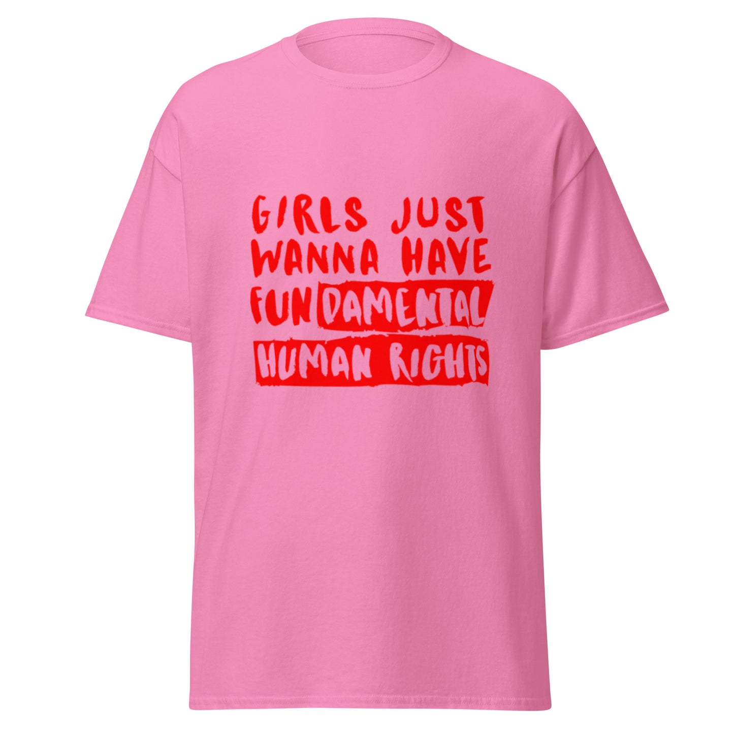 Girls Just Wanna Have Fundamental Rights Cotton Tee