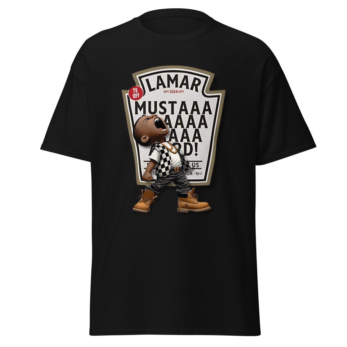 MUSTAAAAARRRD!!!! Urban Hip-Hop Graphic Tee