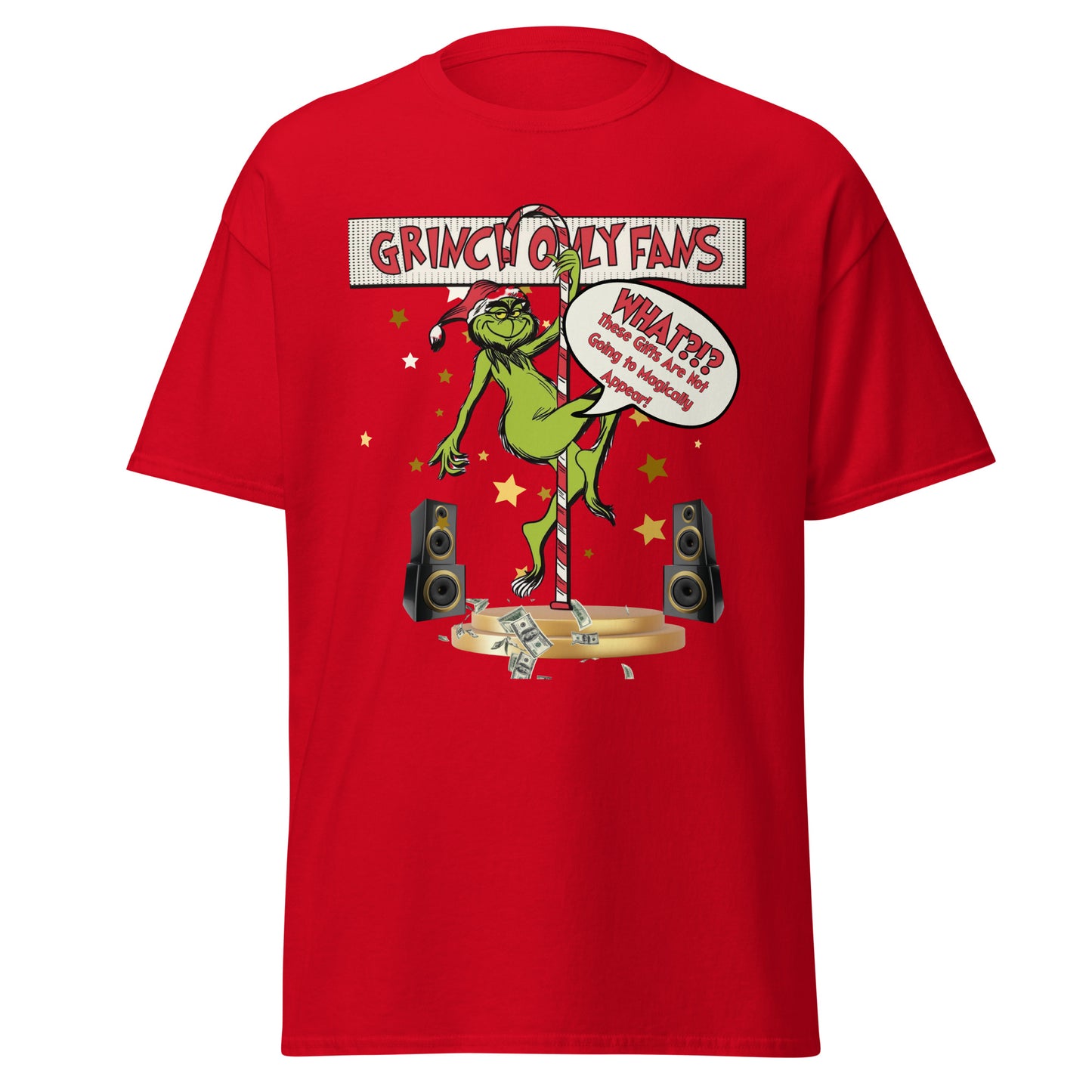 Grinchmas Hustle: Funny Christmas Party Tee, Sweatshirt, or Hoodie – Pole Dancing Grinch Holiday Conversation Starter!