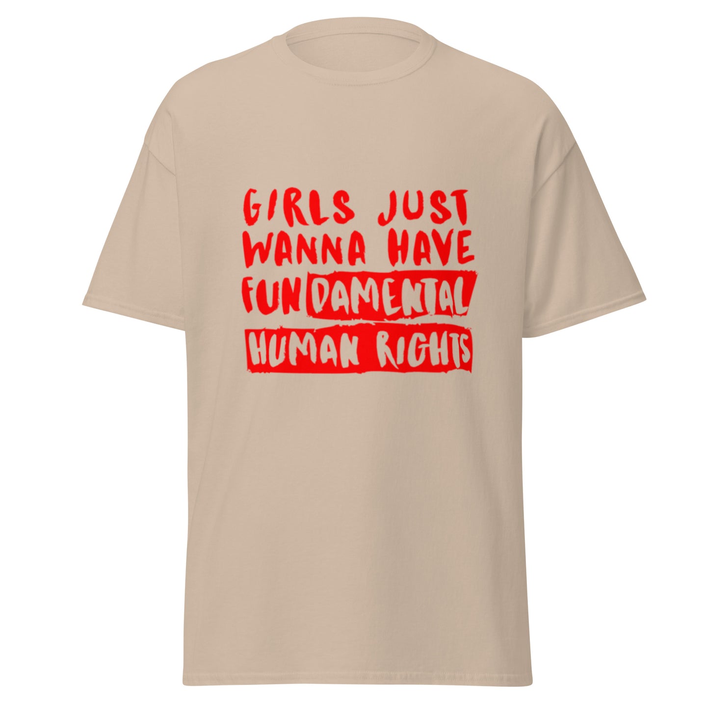 Girls Just Wanna Have Fundamental Rights Cotton Tee