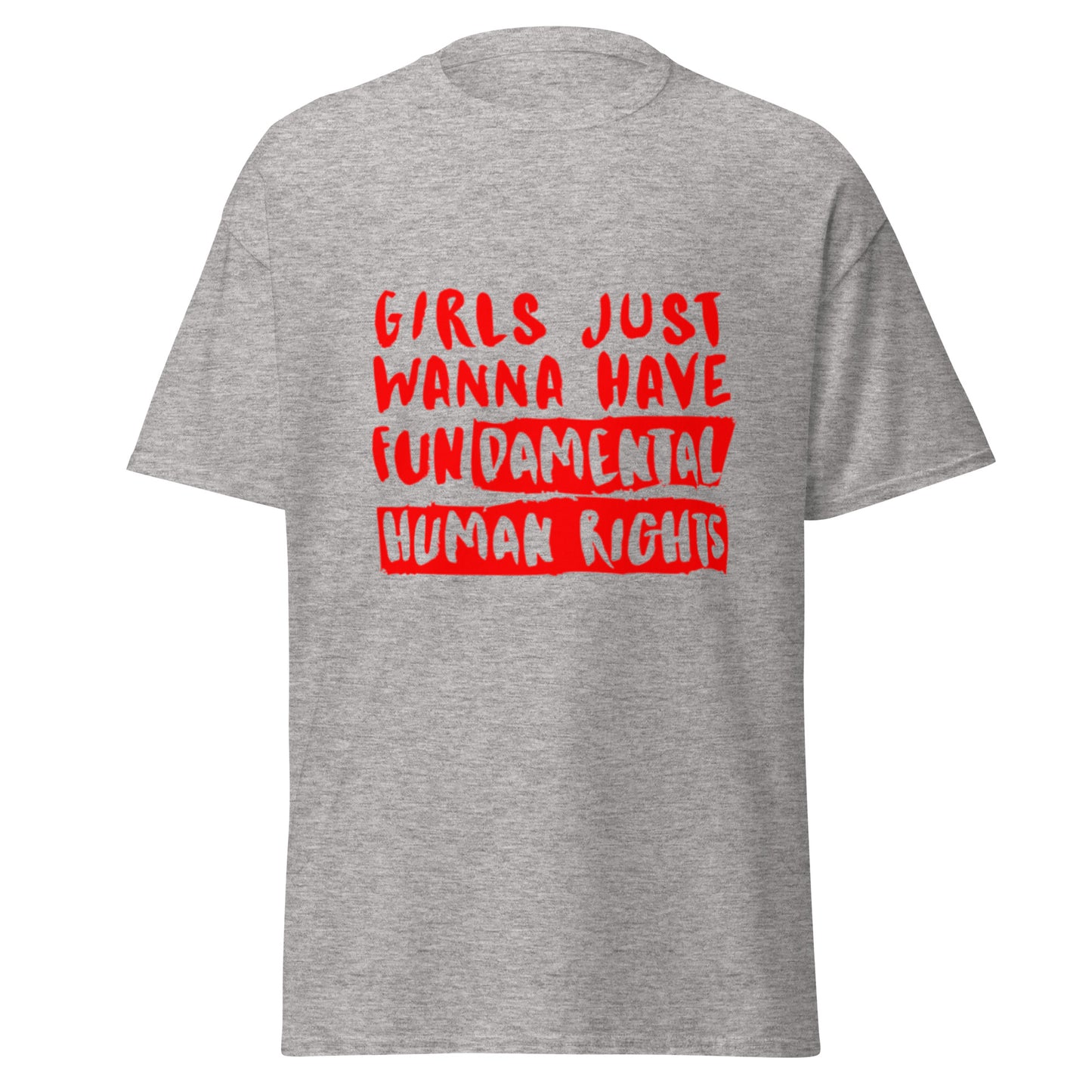 Girls Just Wanna Have Fundamental Rights Cotton Tee