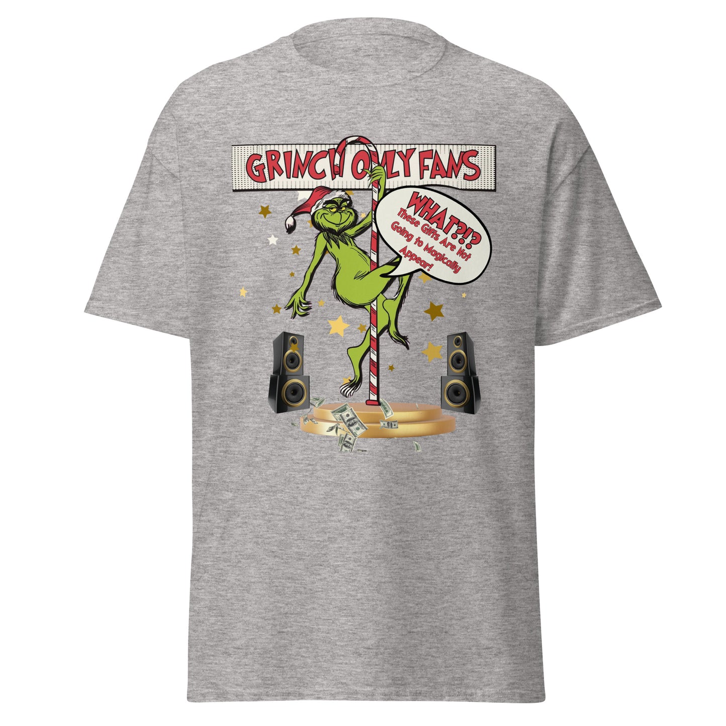 Grinchmas Hustle: Funny Christmas Party Tee, Sweatshirt, or Hoodie – Pole Dancing Grinch Holiday Conversation Starter!