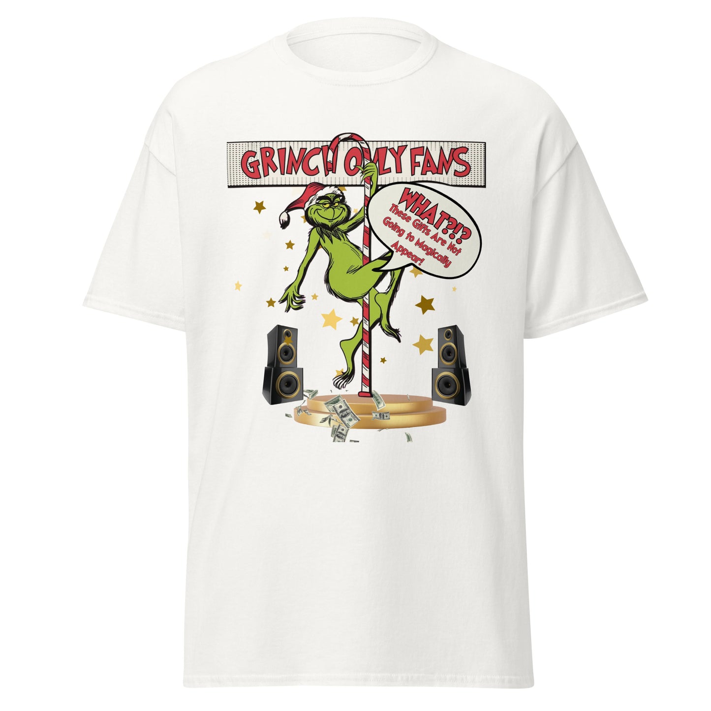 Grinchmas Hustle: Funny Christmas Party Tee, Sweatshirt, or Hoodie – Pole Dancing Grinch Holiday Conversation Starter!