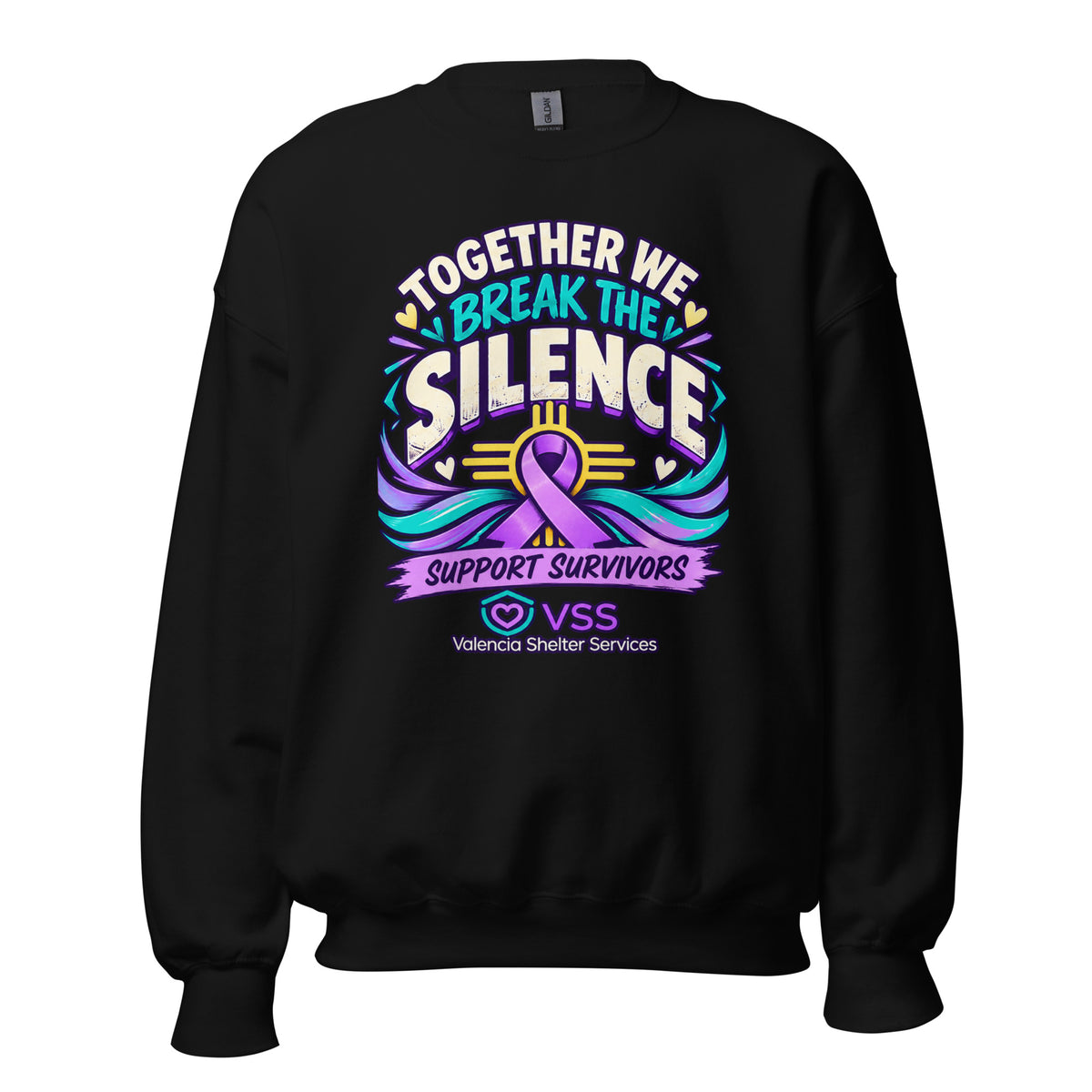 Domestic Violence Awareness Apparel Benefiting Valencia Shelter Services - Irie Vybyz Tees & Thingz