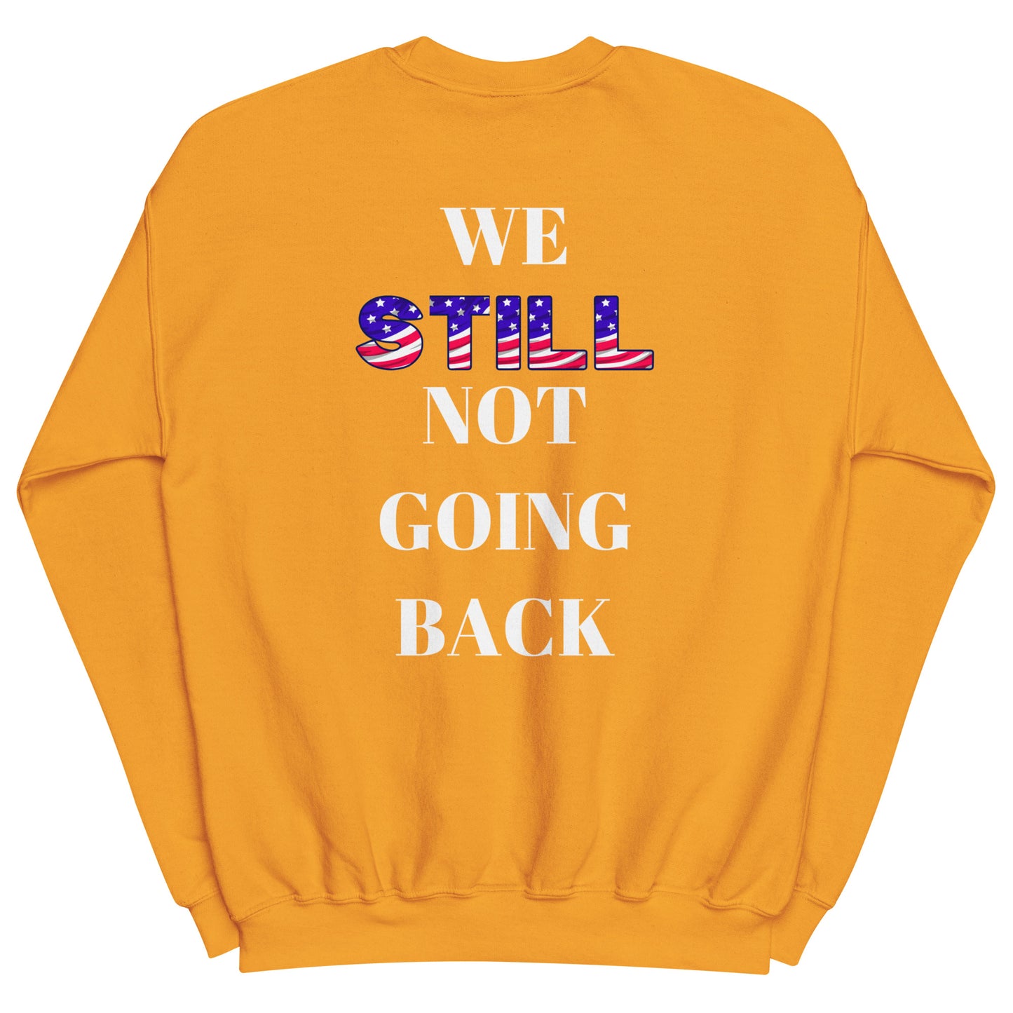 Don't Let Yall Lil President Get Ya.... We Still Not Going Back Unisex Cotton Tee/Sweatshirt/Hoodie