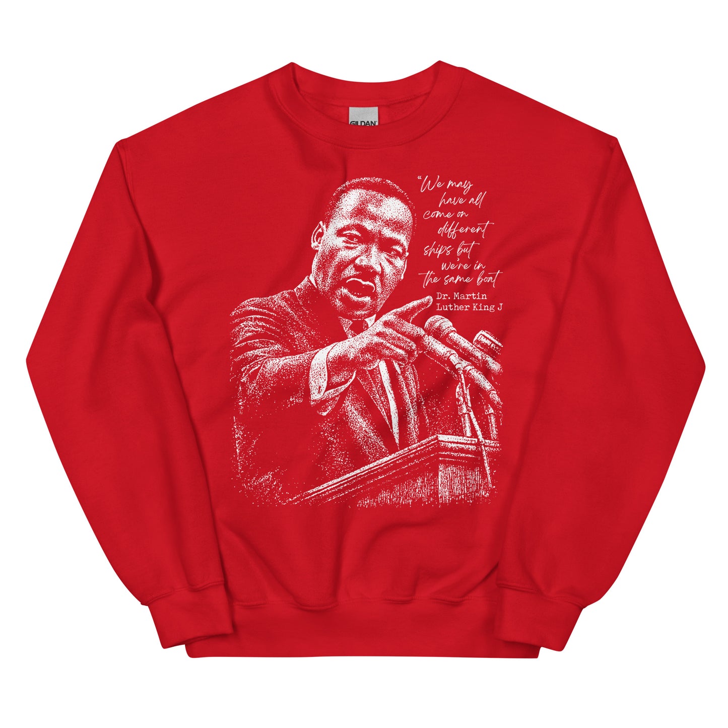 MLK Unity Quote Crewneck Sweatshirt