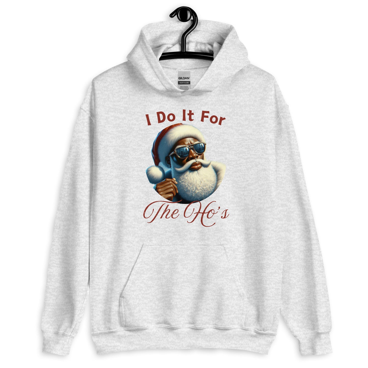 I Do It For the Ho's Black Santa Sweatshirt/Hoodie/Tee