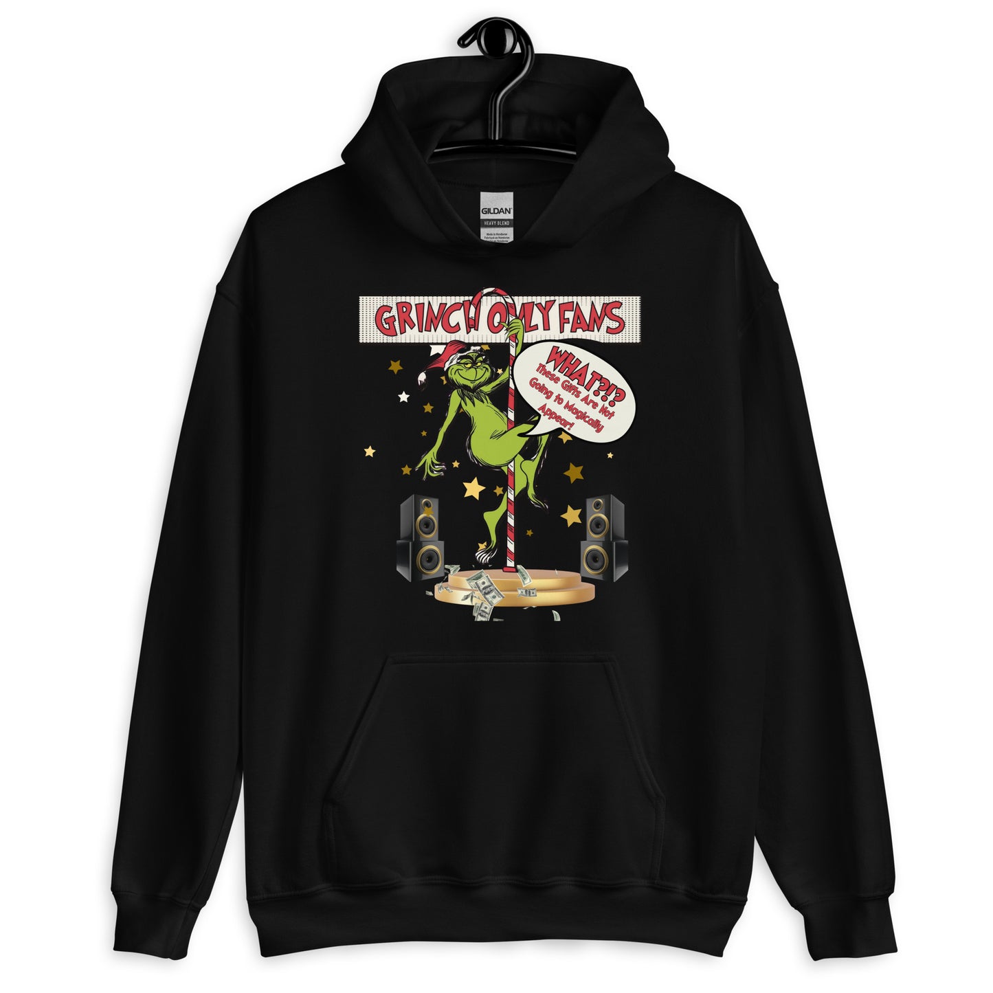 Grinchmas Hustle: Funny Christmas Party Tee, Sweatshirt, or Hoodie – Pole Dancing Grinch Holiday Conversation Starter!