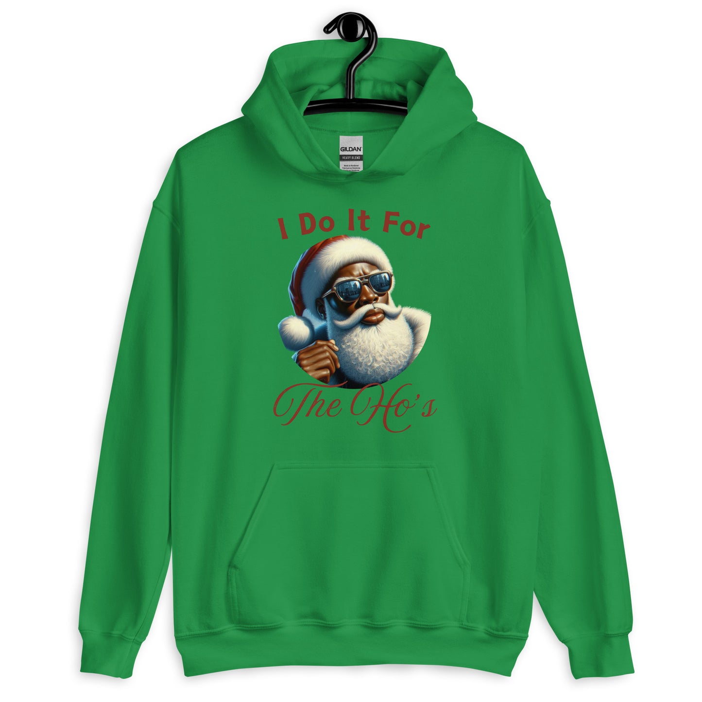 I Do It For the Ho's Black Santa Sweatshirt/Hoodie/Tee