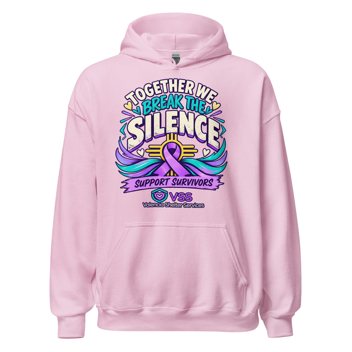 Domestic Violence Awareness Apparel Benefiting Valencia Shelter Services - Irie Vybyz Tees & Thingz