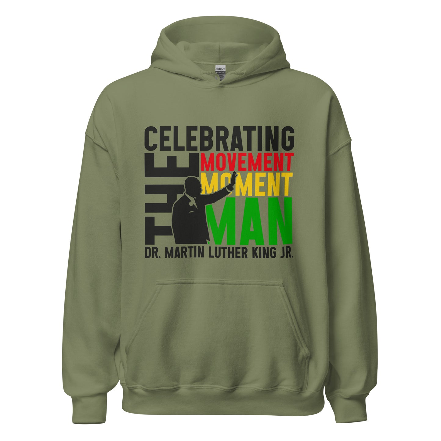 MLK Legacy Shirt – Celebrating the Movement, the Moment, and the Man in Vibrant Style (Available as T-Shirt, Hoodie, or Sweatshirt)