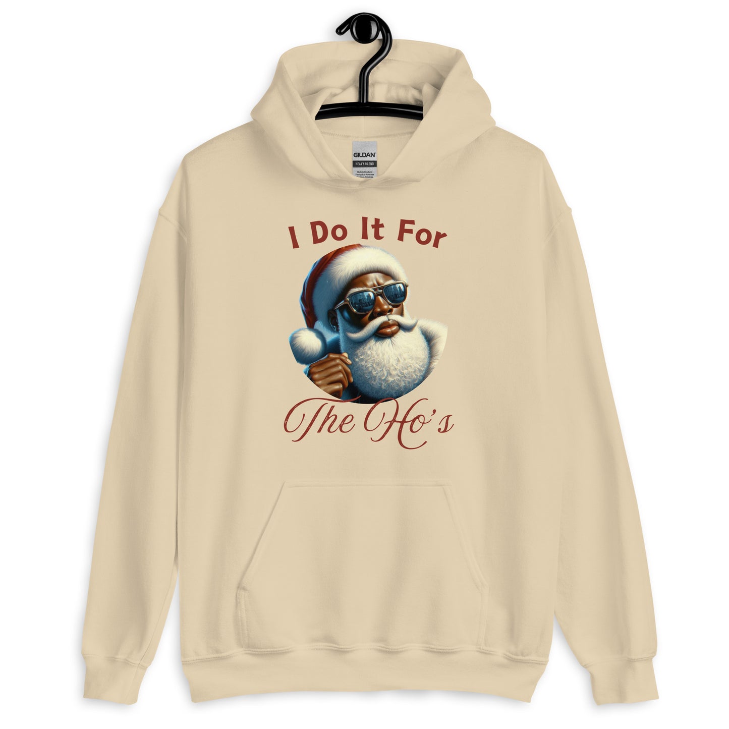 I Do It For the Ho's Black Santa Sweatshirt/Hoodie/Tee