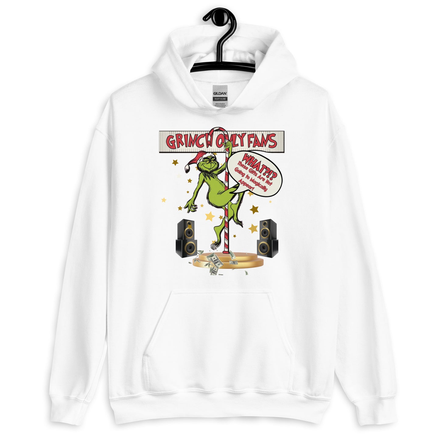 Grinchmas Hustle: Funny Christmas Party Tee, Sweatshirt, or Hoodie – Pole Dancing Grinch Holiday Conversation Starter!