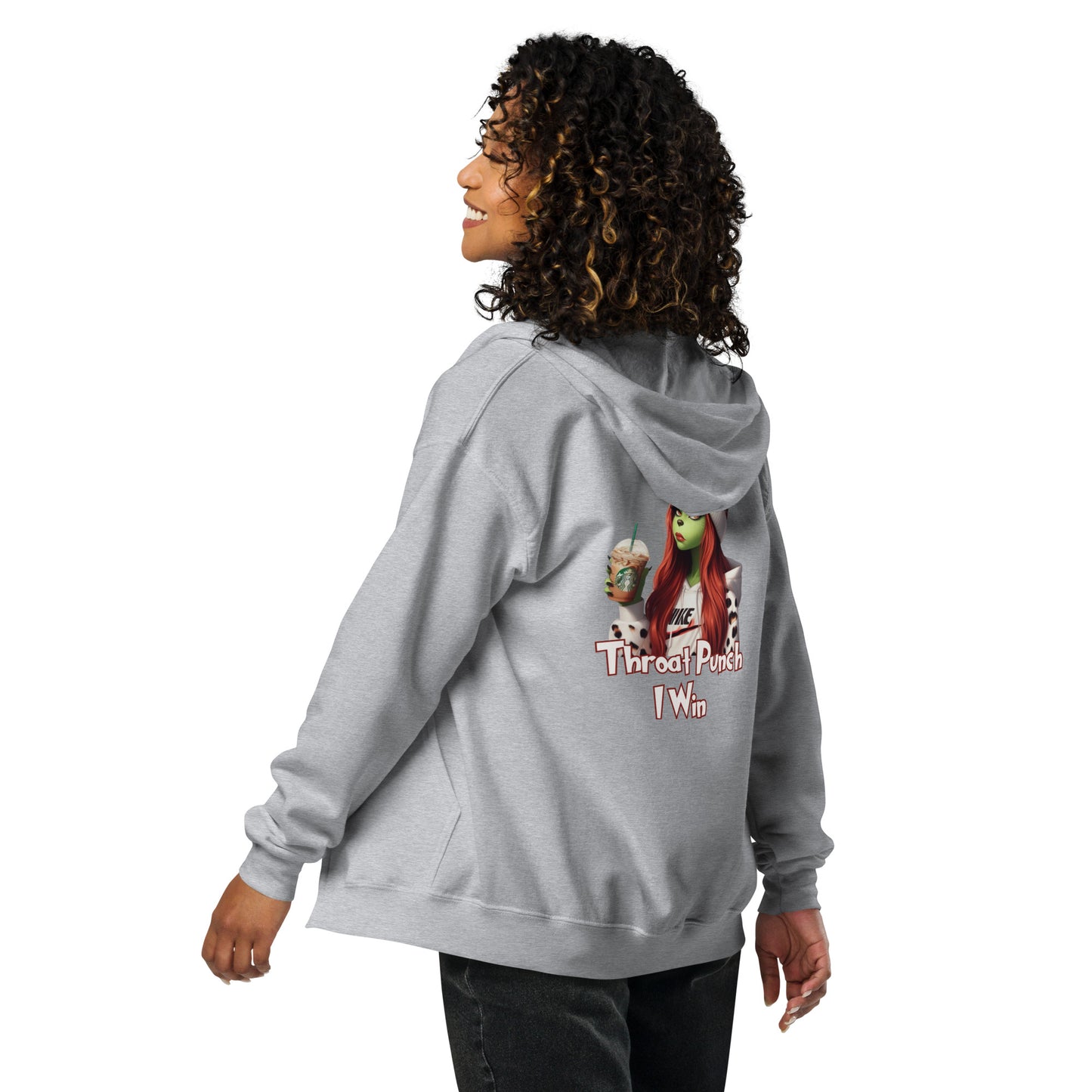 Rock, Paper Scissors, Throat Punch Grinch Sweatshirt/Pullover/Zip Up Hoodie