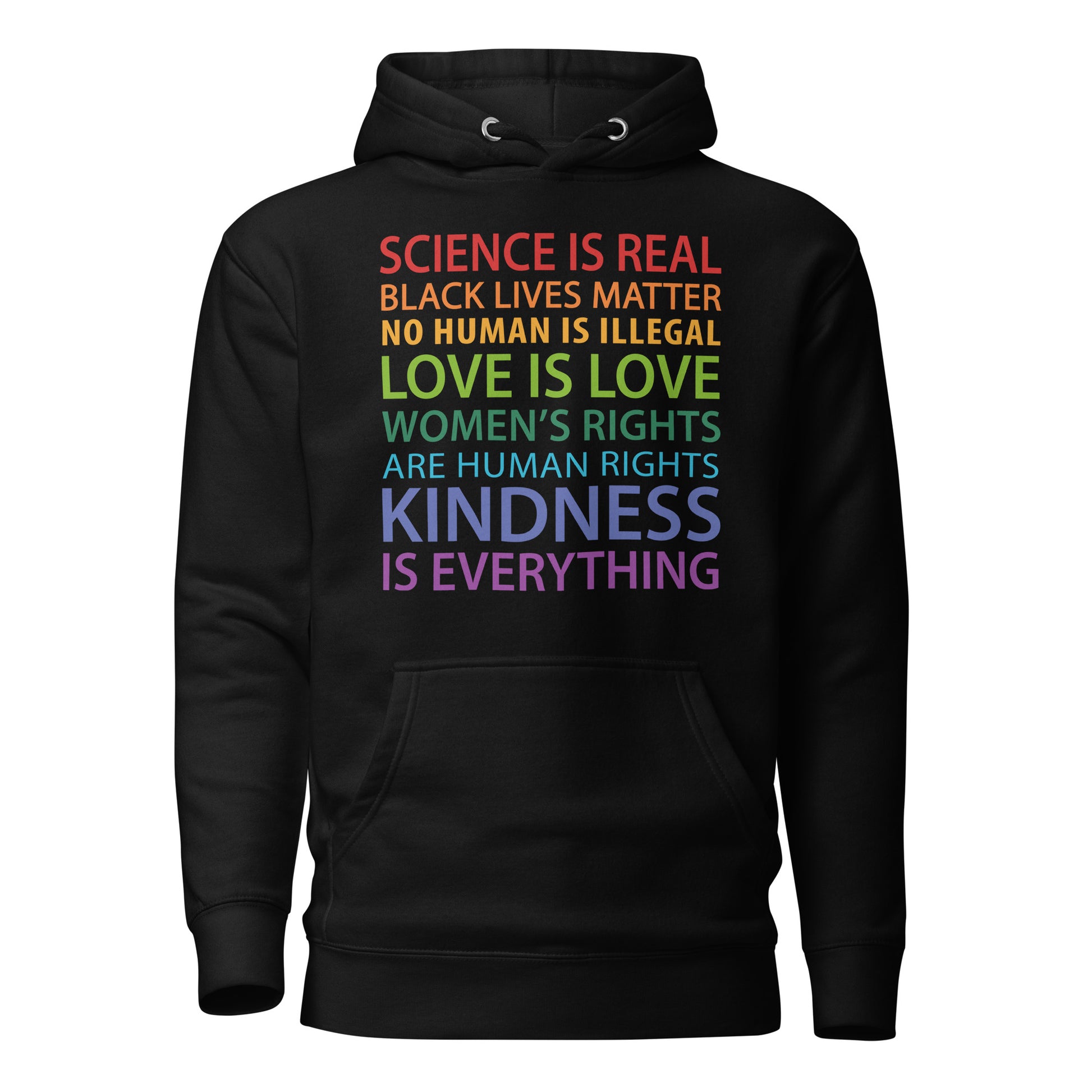 Science and Love Are Real Word Art - Irie Vybyz Tees & Thingz