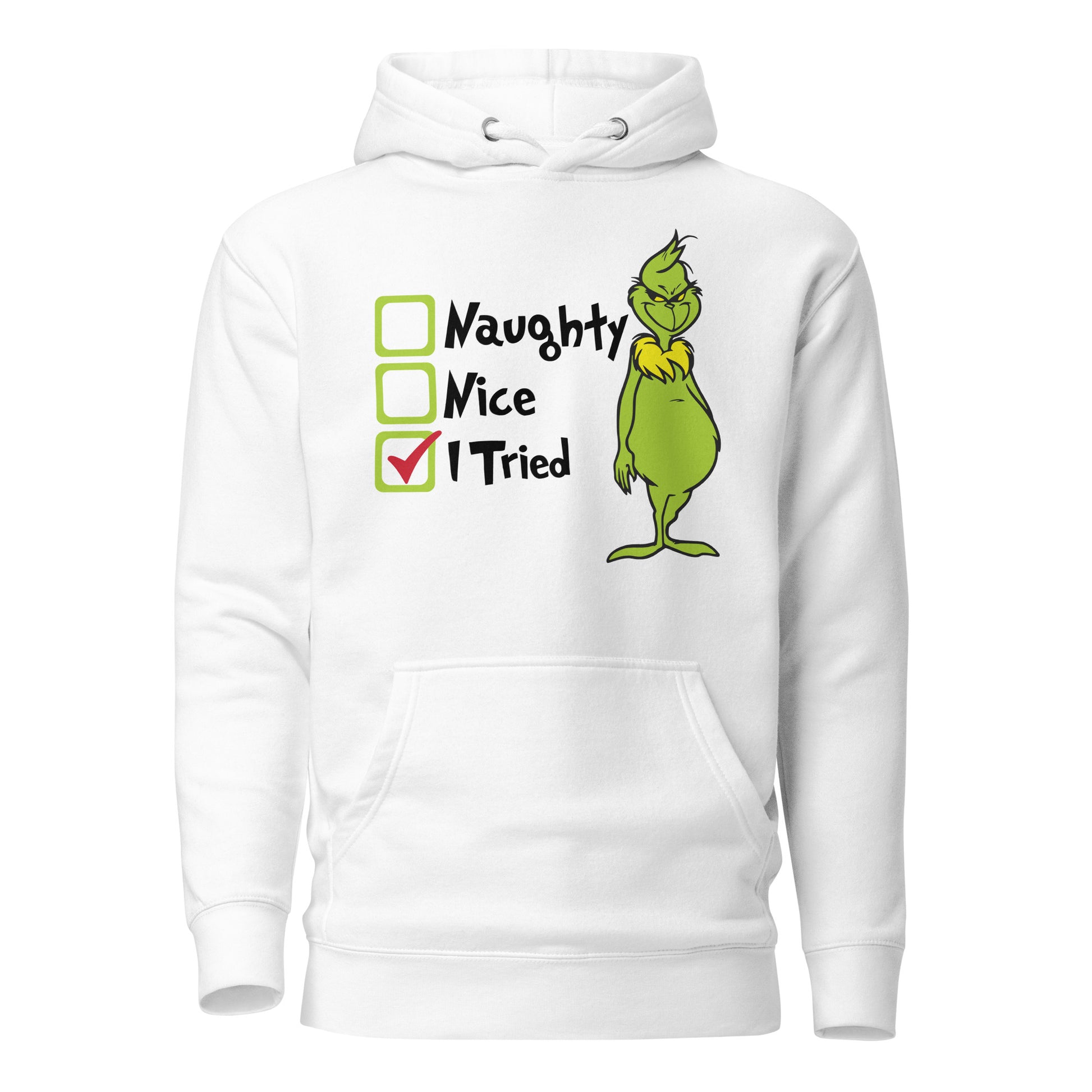 Naughty, Nice, I Tried Grinch List - Irie Vybyz Tees & Thingz