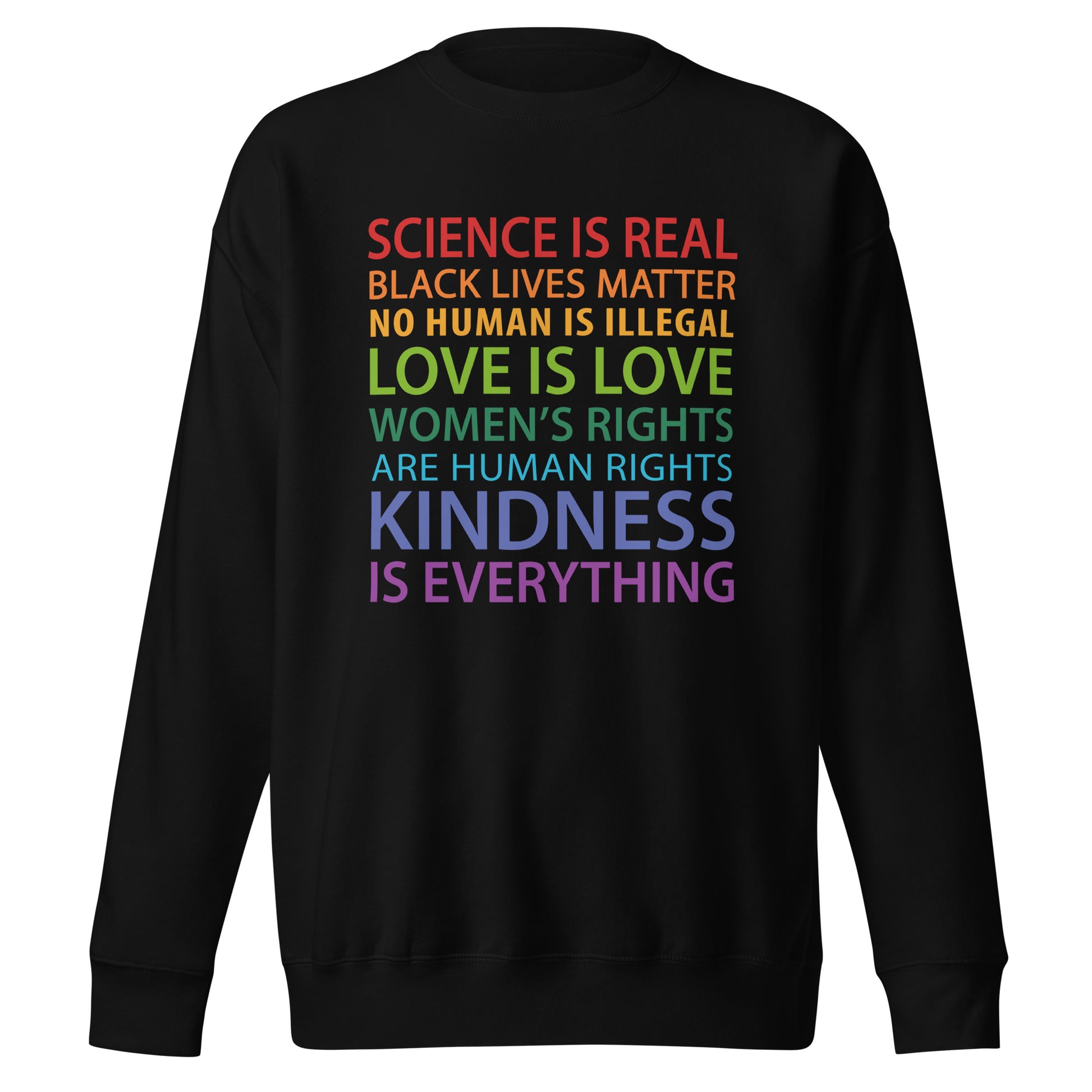 Science and Love Are Real Word Art - Irie Vybyz Tees & Thingz