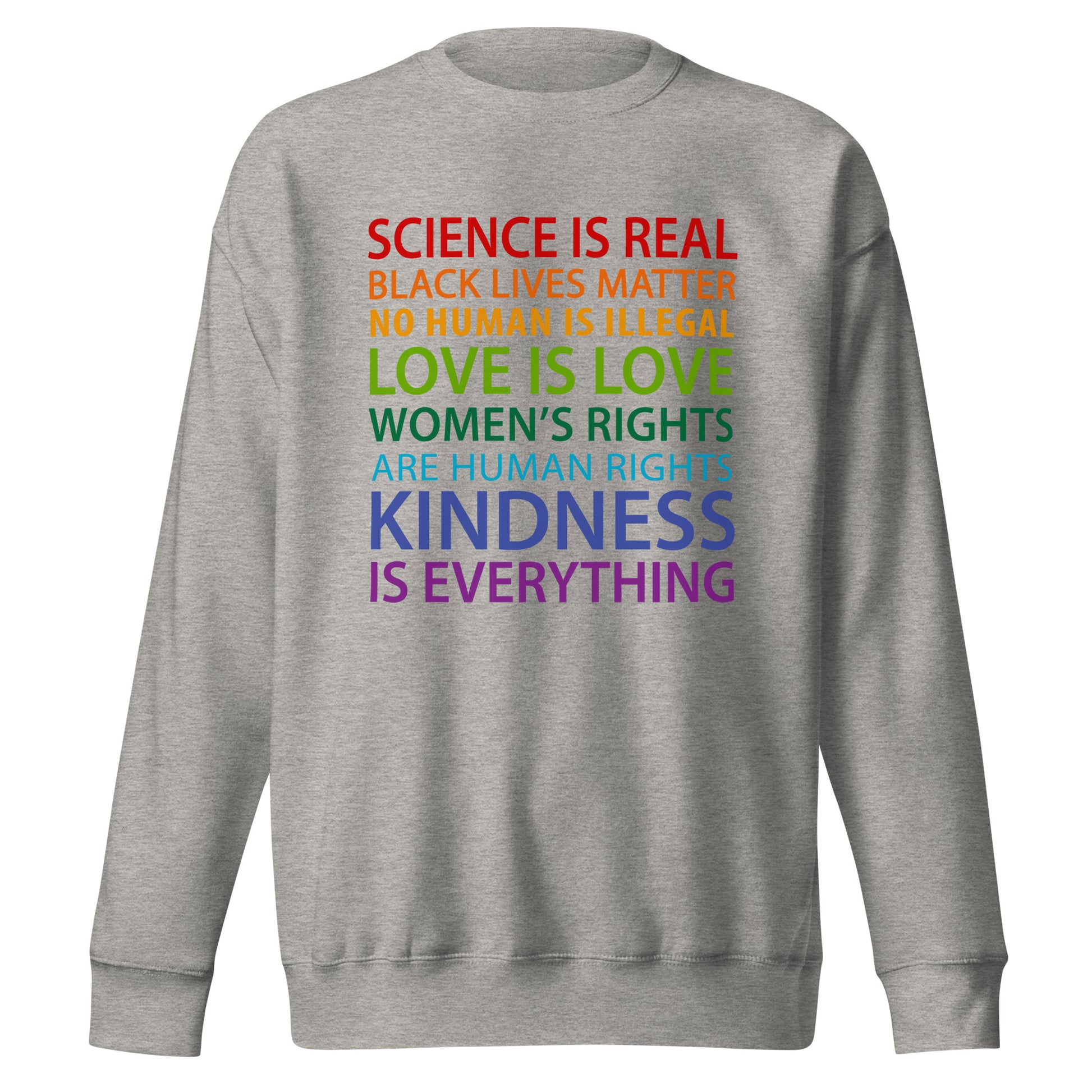 Science and Love Are Real Word Art - Irie Vybyz Tees & Thingz