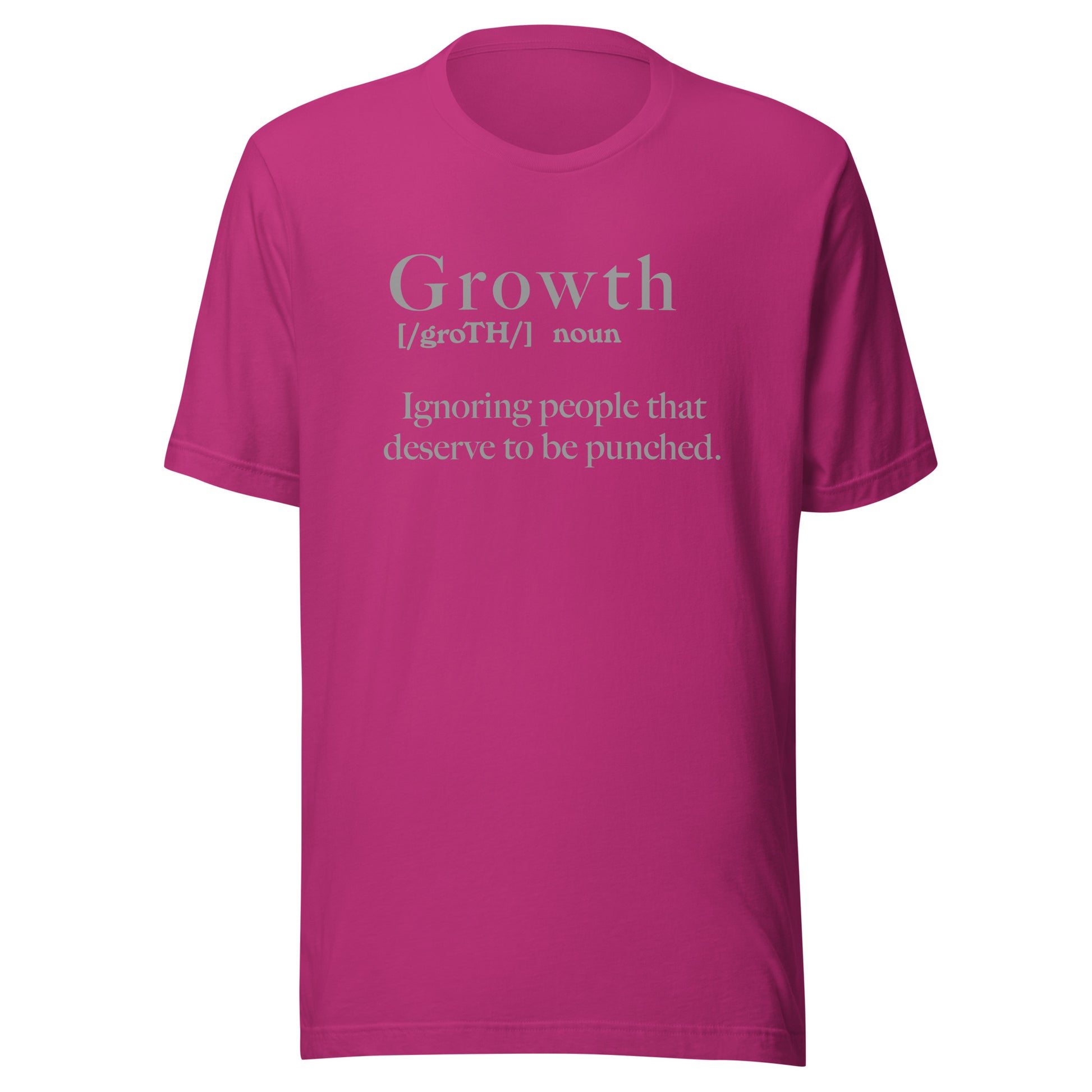 Growth Definition Short Sleeved Unisex Tee - Irie Vybyz Tees & Thingz