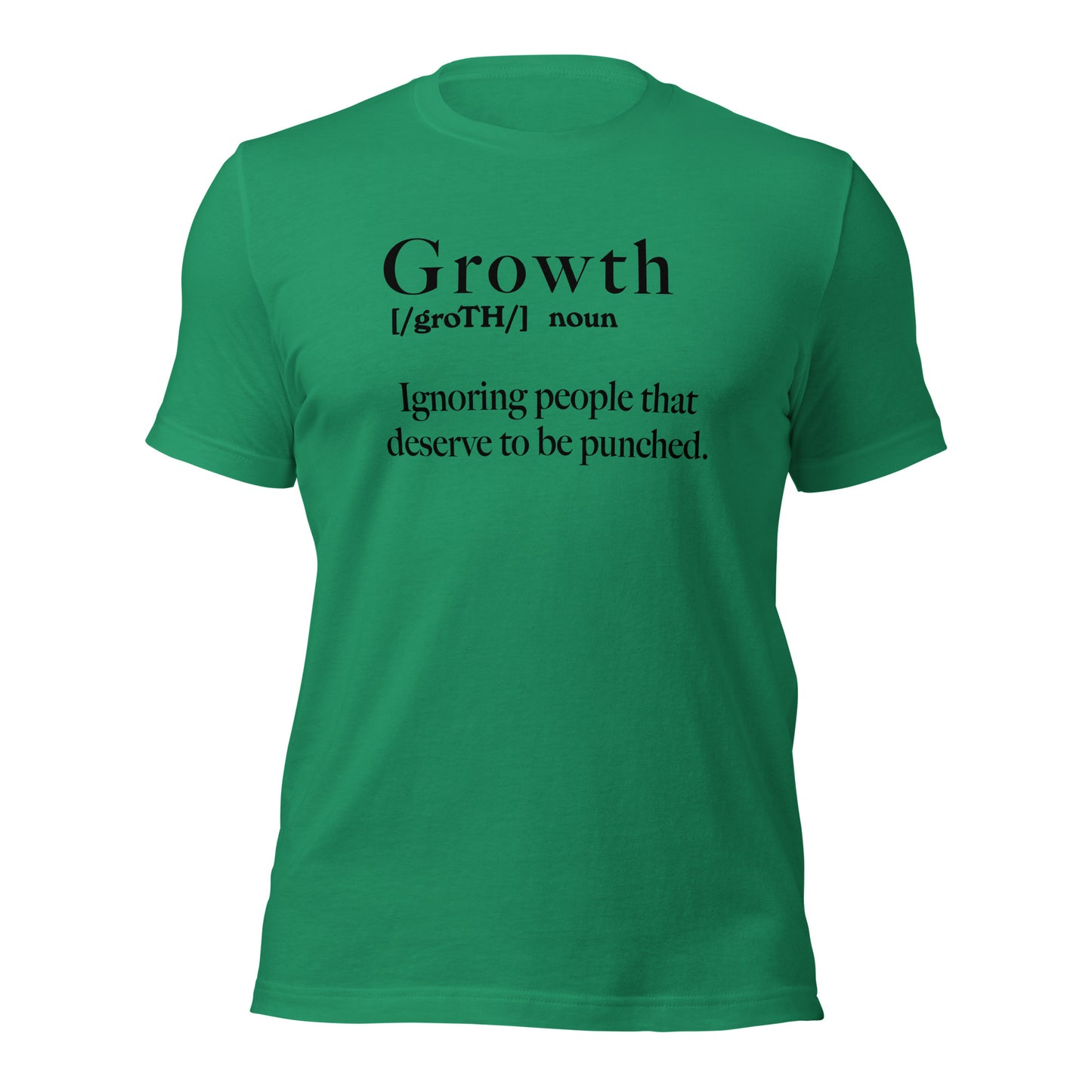 Growth Definition Short Sleeved Unisex Tee - Irie Vybyz Tees & Thingz