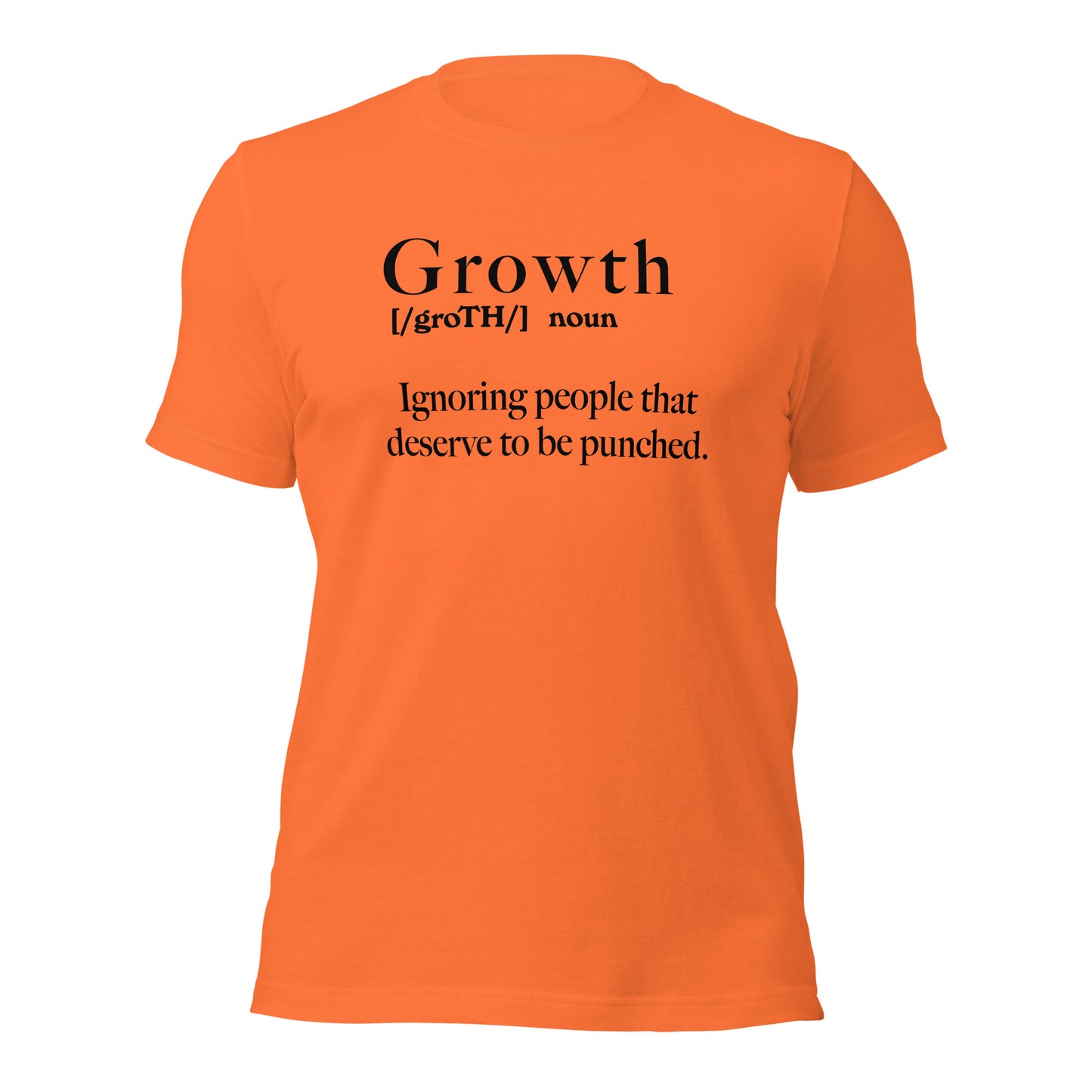 Growth Definition Short Sleeved Unisex Tee - Irie Vybyz Tees & Thingz