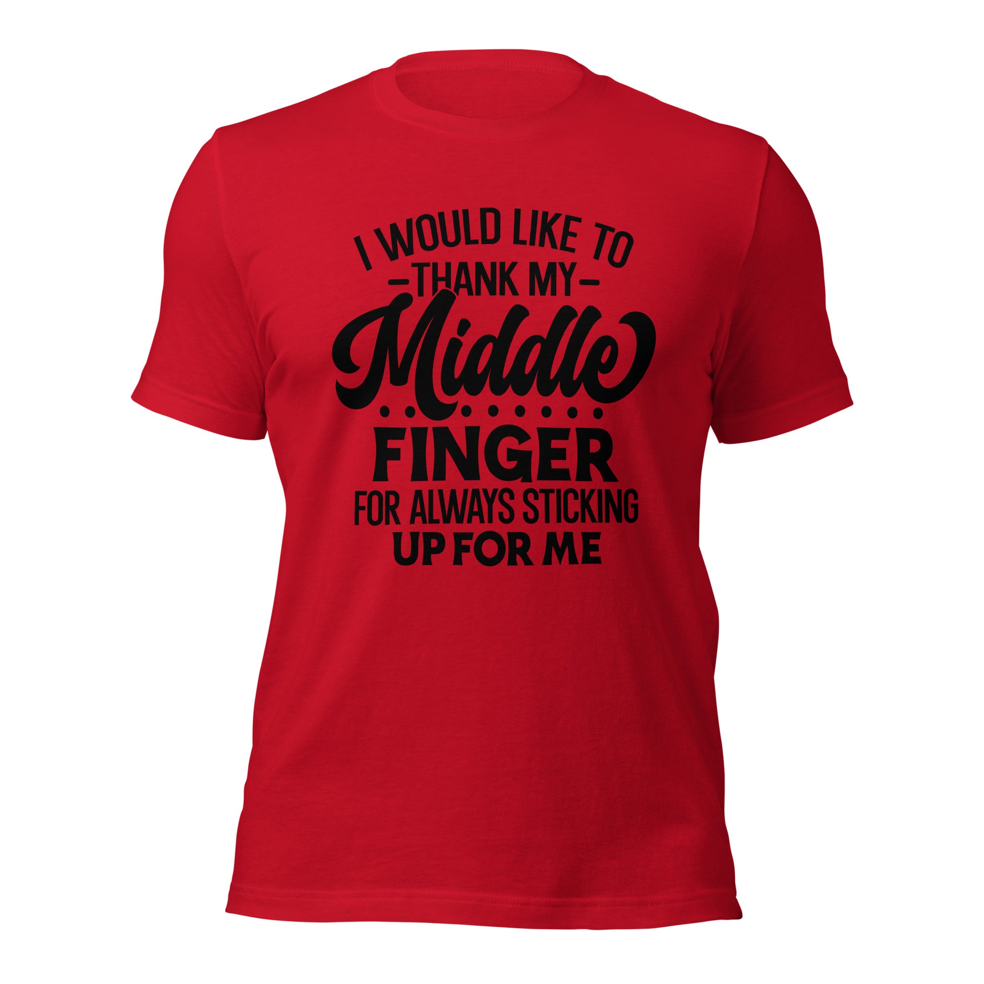 I Would Like To Thank My Middle Finger Unisex Tee - Irie Vybyz Tees & Thingz