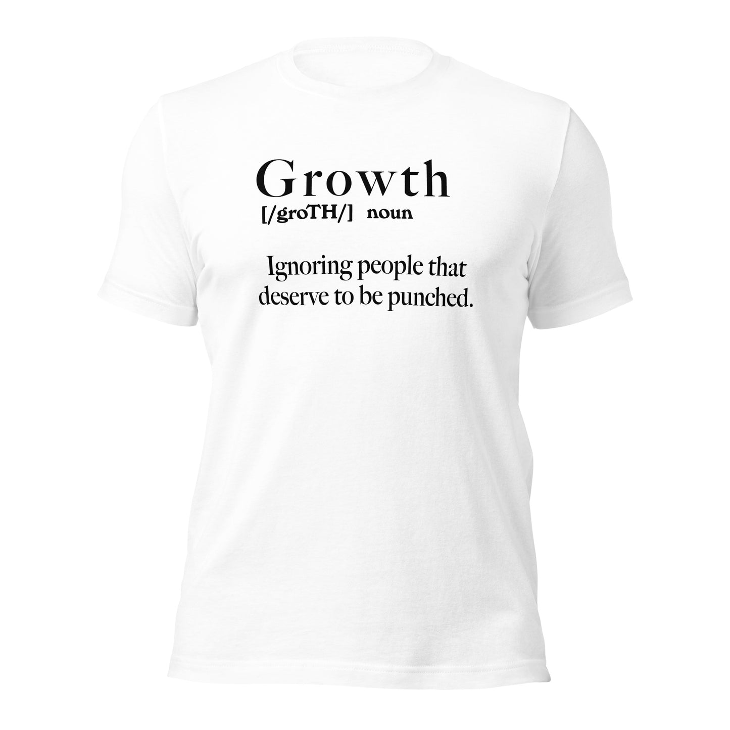 Growth Definition Short Sleeved Unisex Tee - Irie Vybyz Tees & Thingz