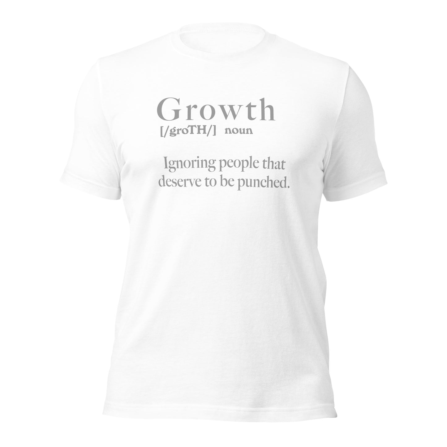 Growth Definition Short Sleeved Unisex Tee - Irie Vybyz Tees & Thingz