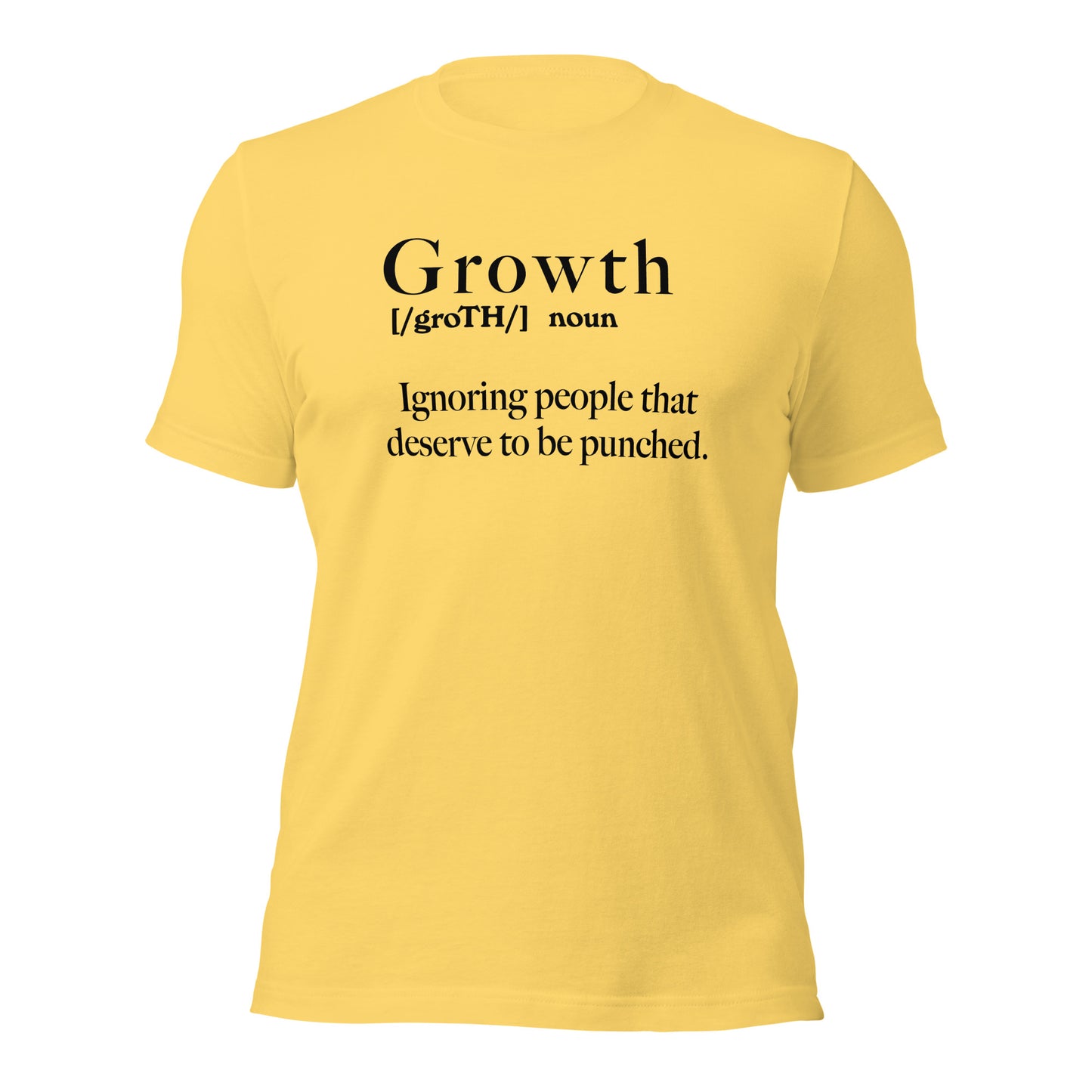 Growth Definition Short Sleeved Unisex Tee - Irie Vybyz Tees & Thingz