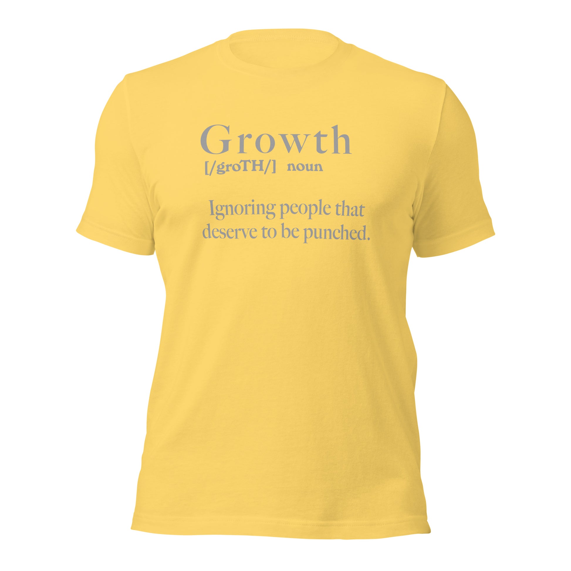 Growth Definition Short Sleeved Unisex Tee - Irie Vybyz Tees & Thingz