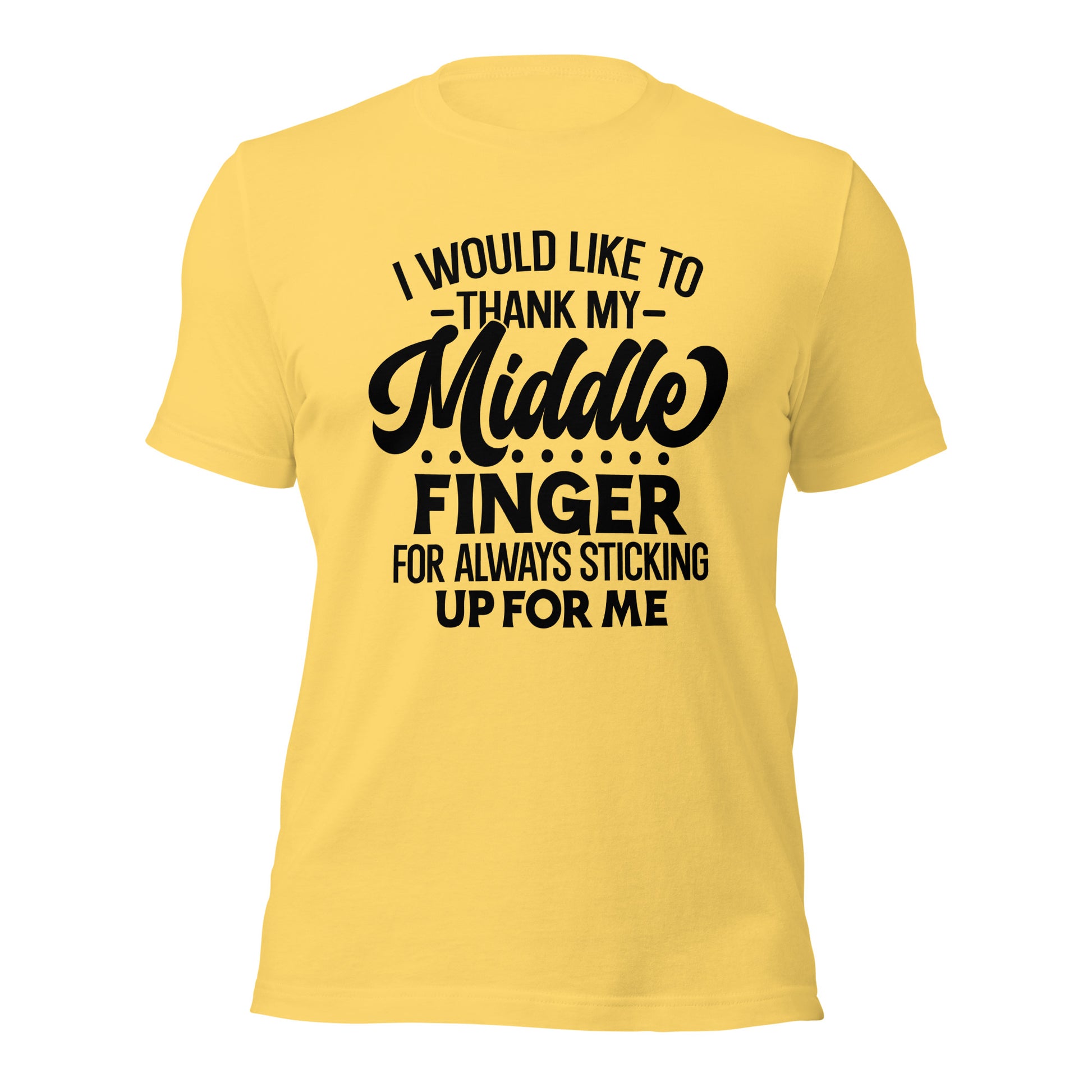 I Would Like To Thank My Middle Finger Unisex Tee - Irie Vybyz Tees & Thingz