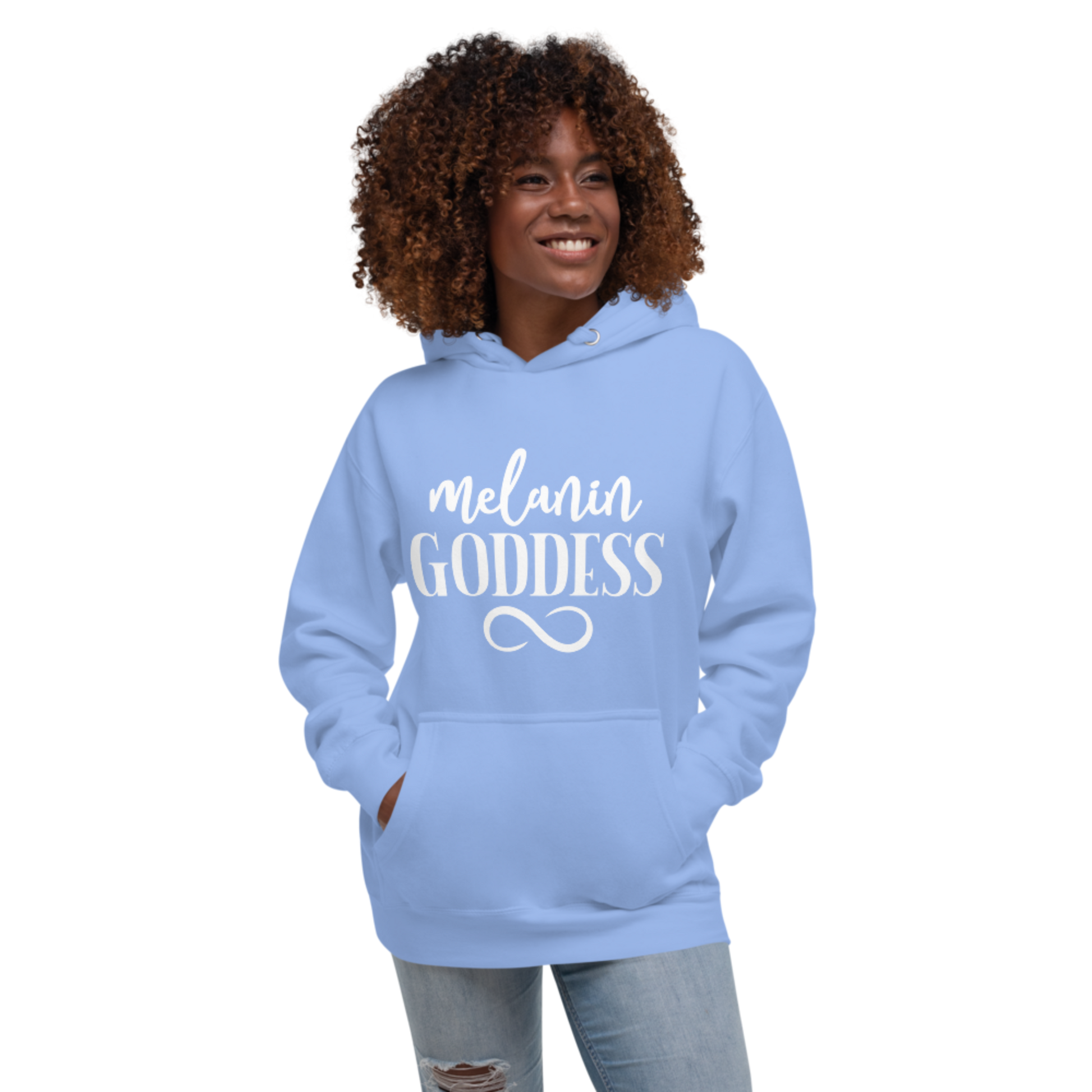 Melanin Goddess Personalized Hoodie - Irie Vybyz Tees & Thingz