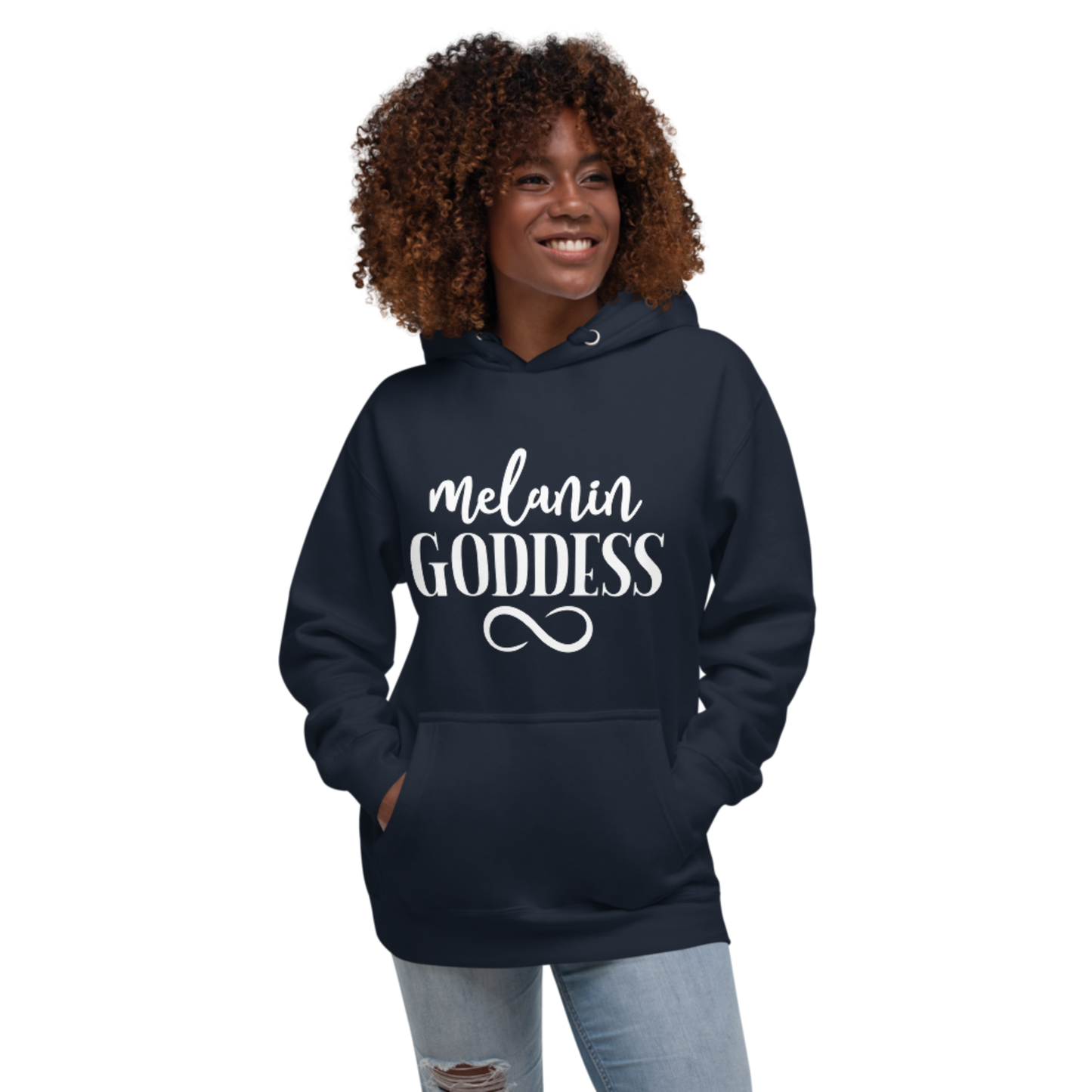 Melanin Goddess Personalized Hoodie - Irie Vybyz Tees & Thingz