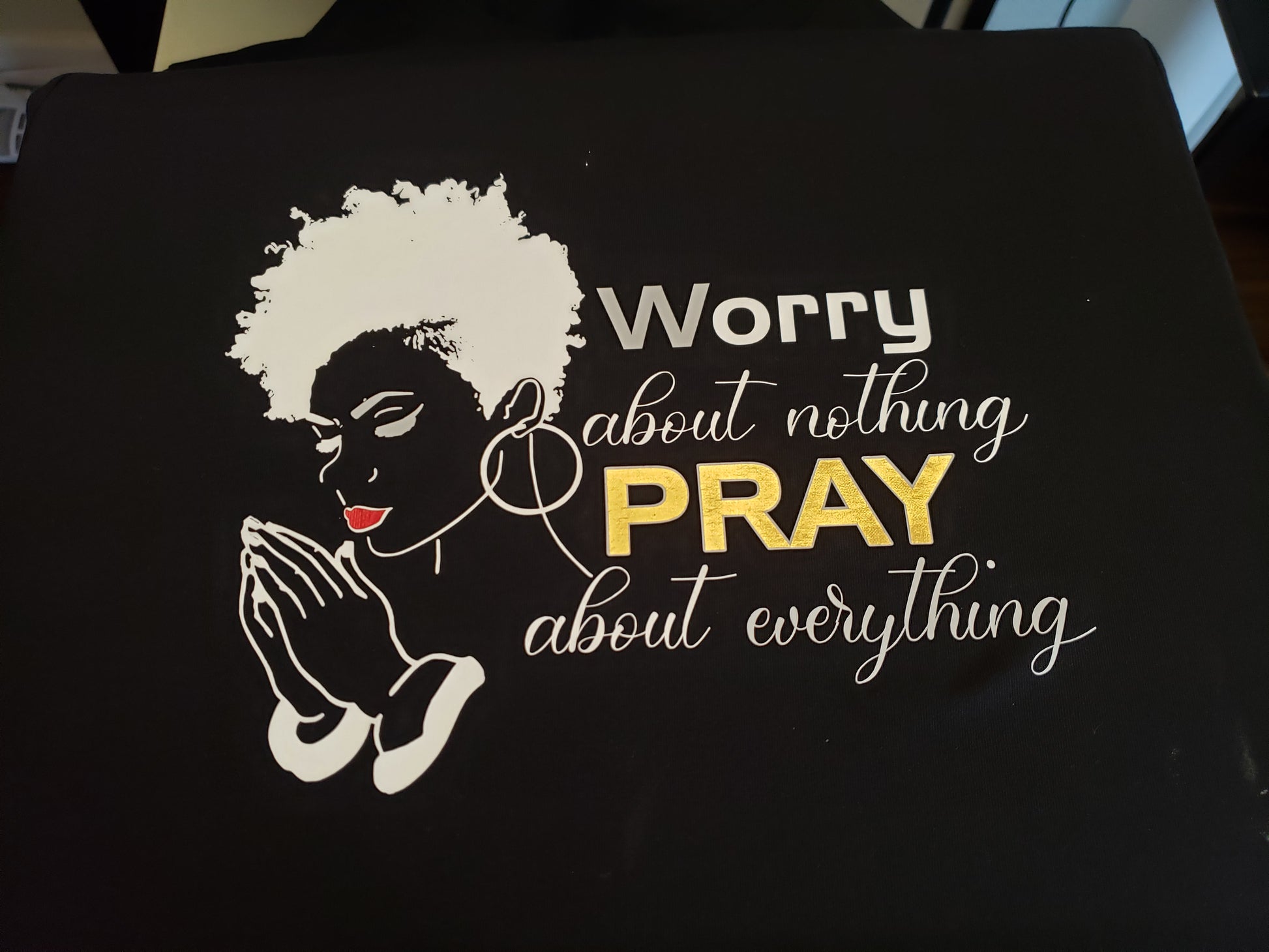 Worry About Nothing Pray About Everything Tee - Irie Vybyz Tees & Thingz