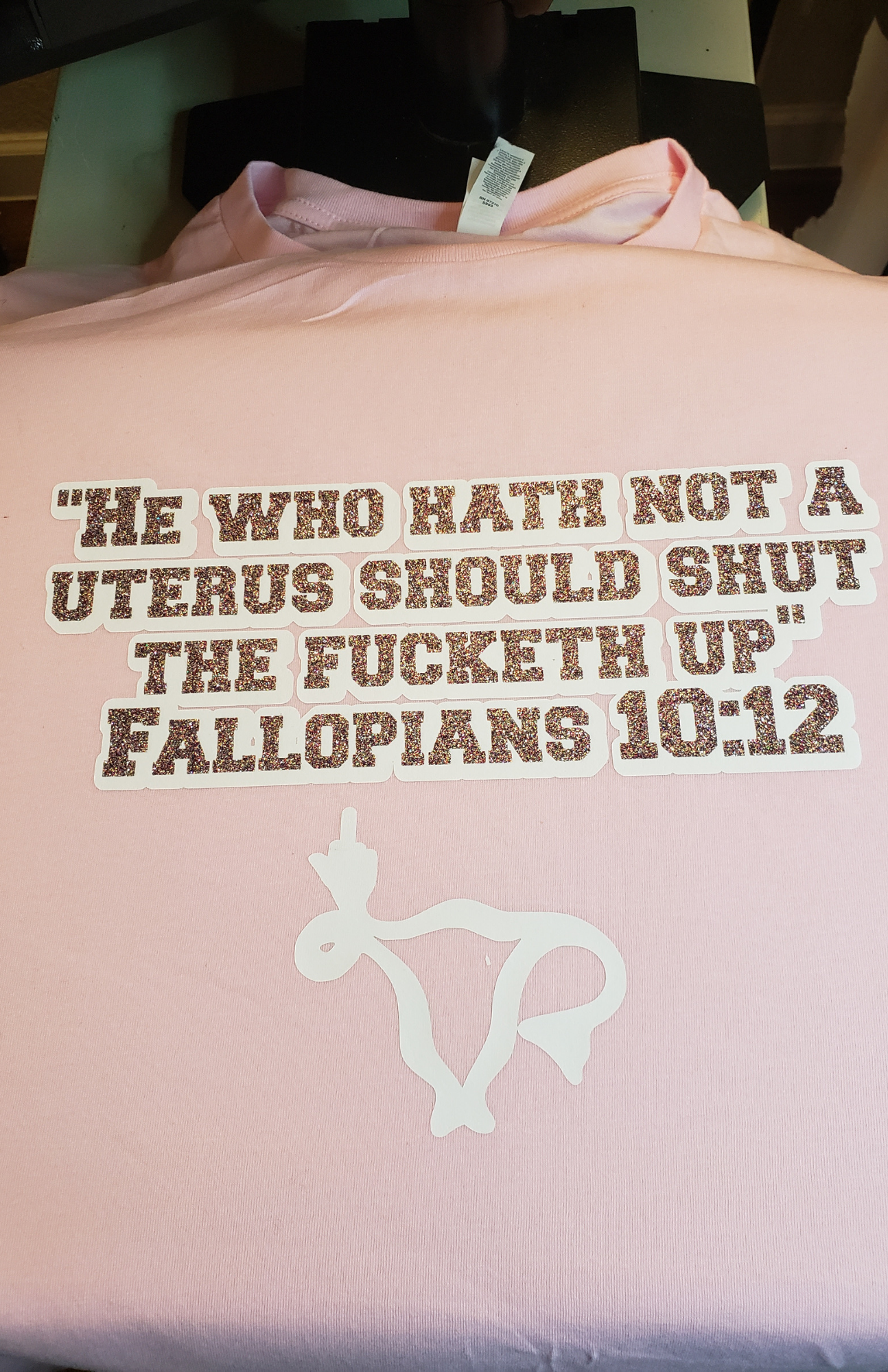 Fallopians 10:12 Tee - Irie Vybyz Tees & Thingz