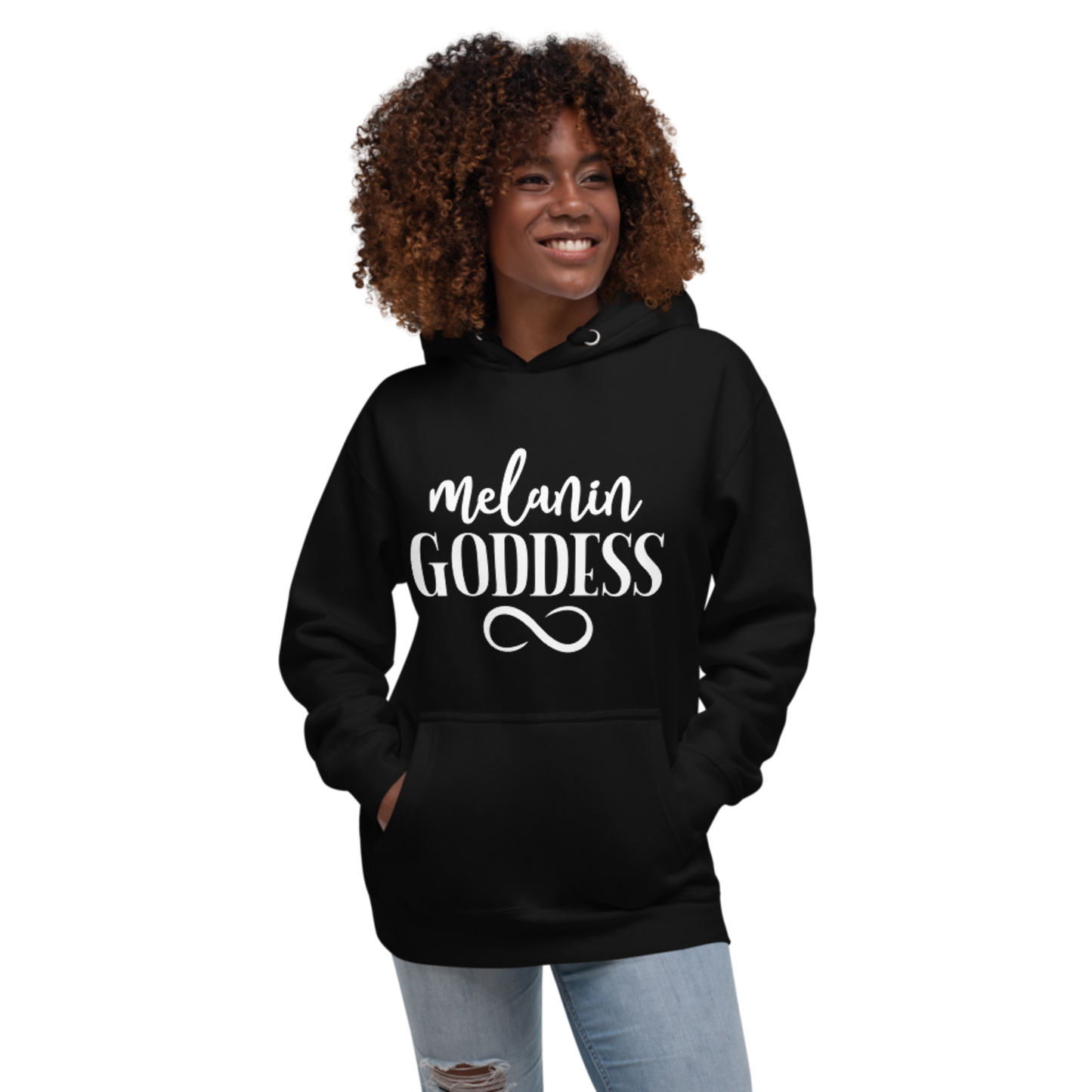 Melanin Goddess Personalized Hoodie - Irie Vybyz Tees & Thingz