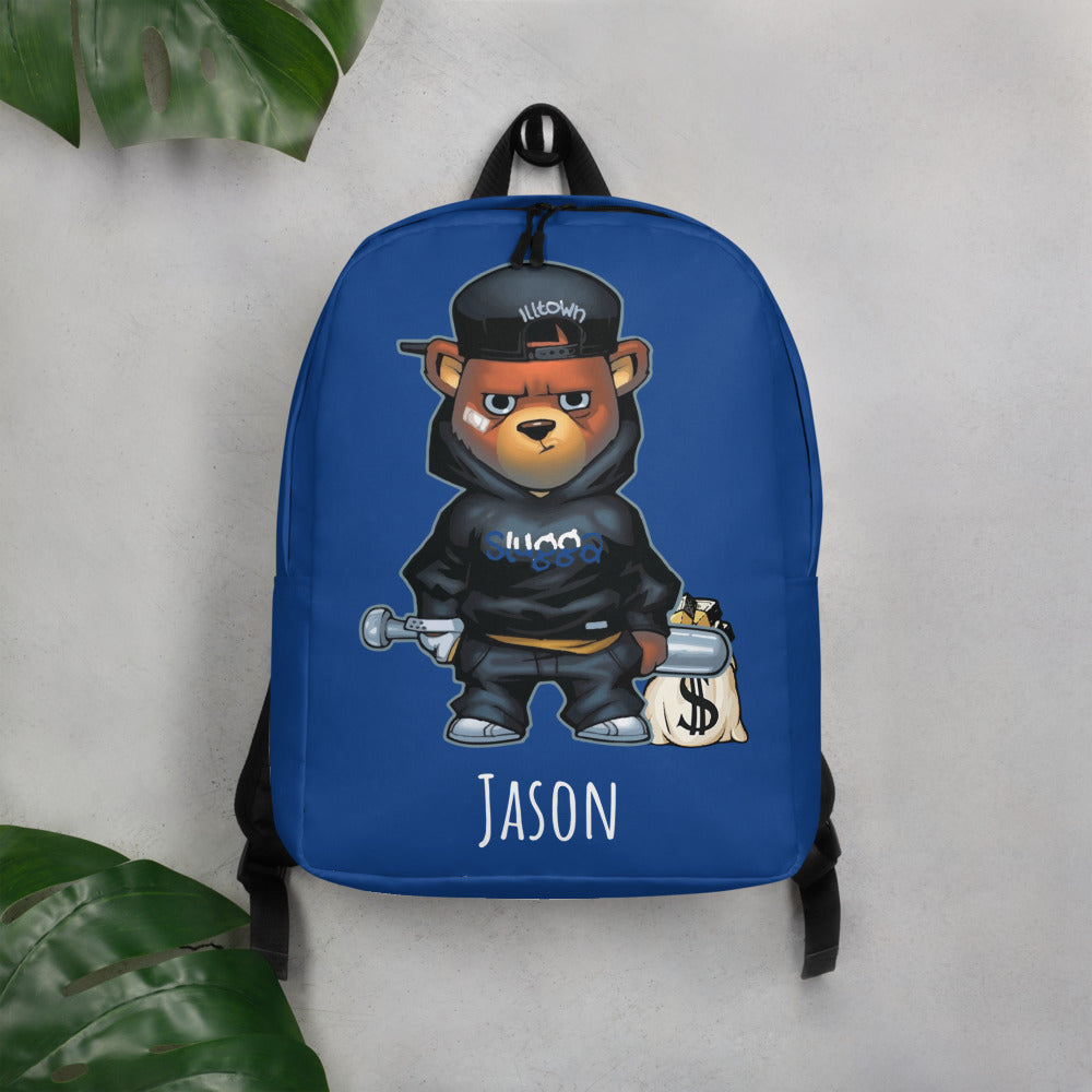 Slugga Bear Customize Backpack - Irie Vybyz Tees & Thingz