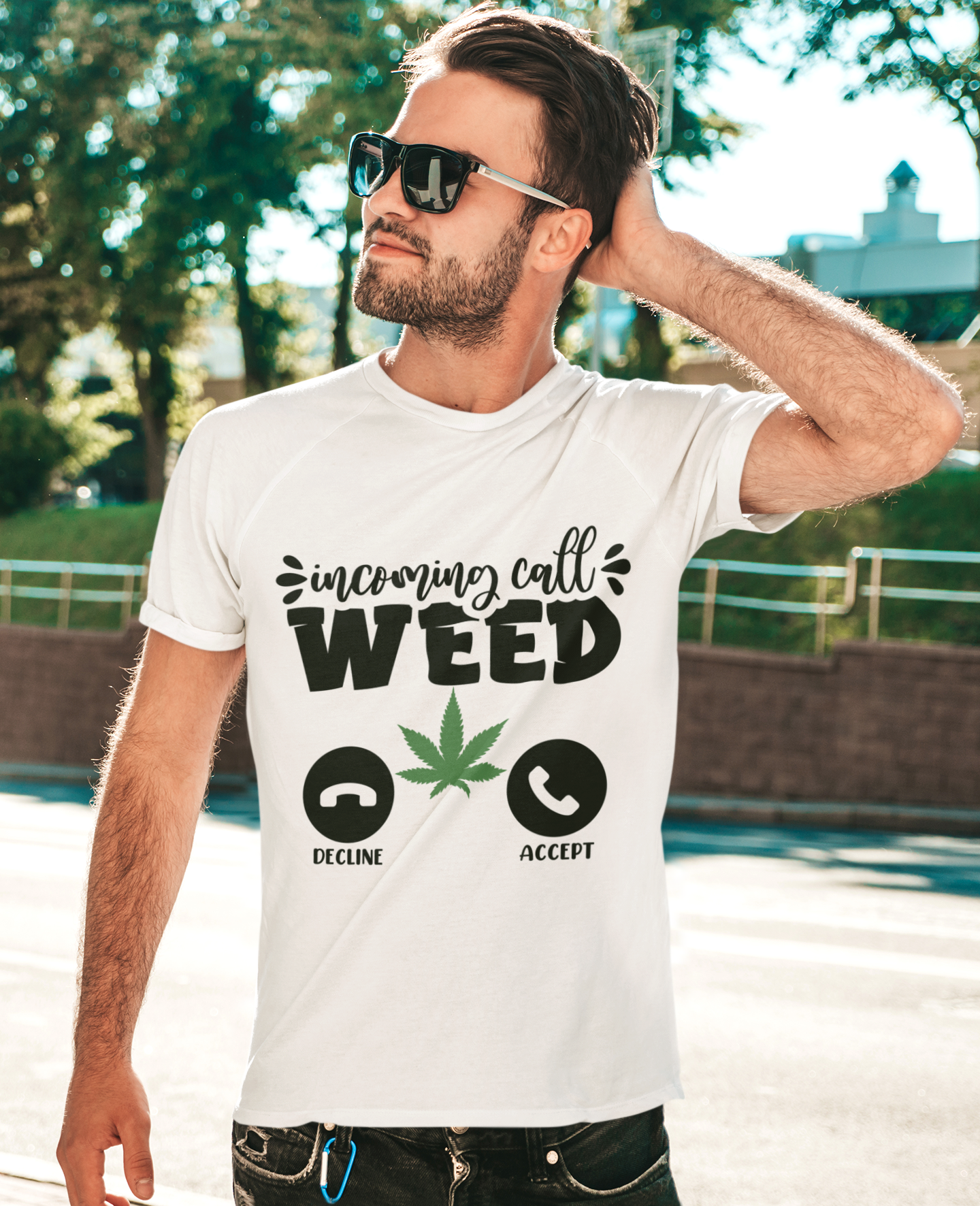 Weed is Calling Tee - Irie Vybyz Tees & Thingz