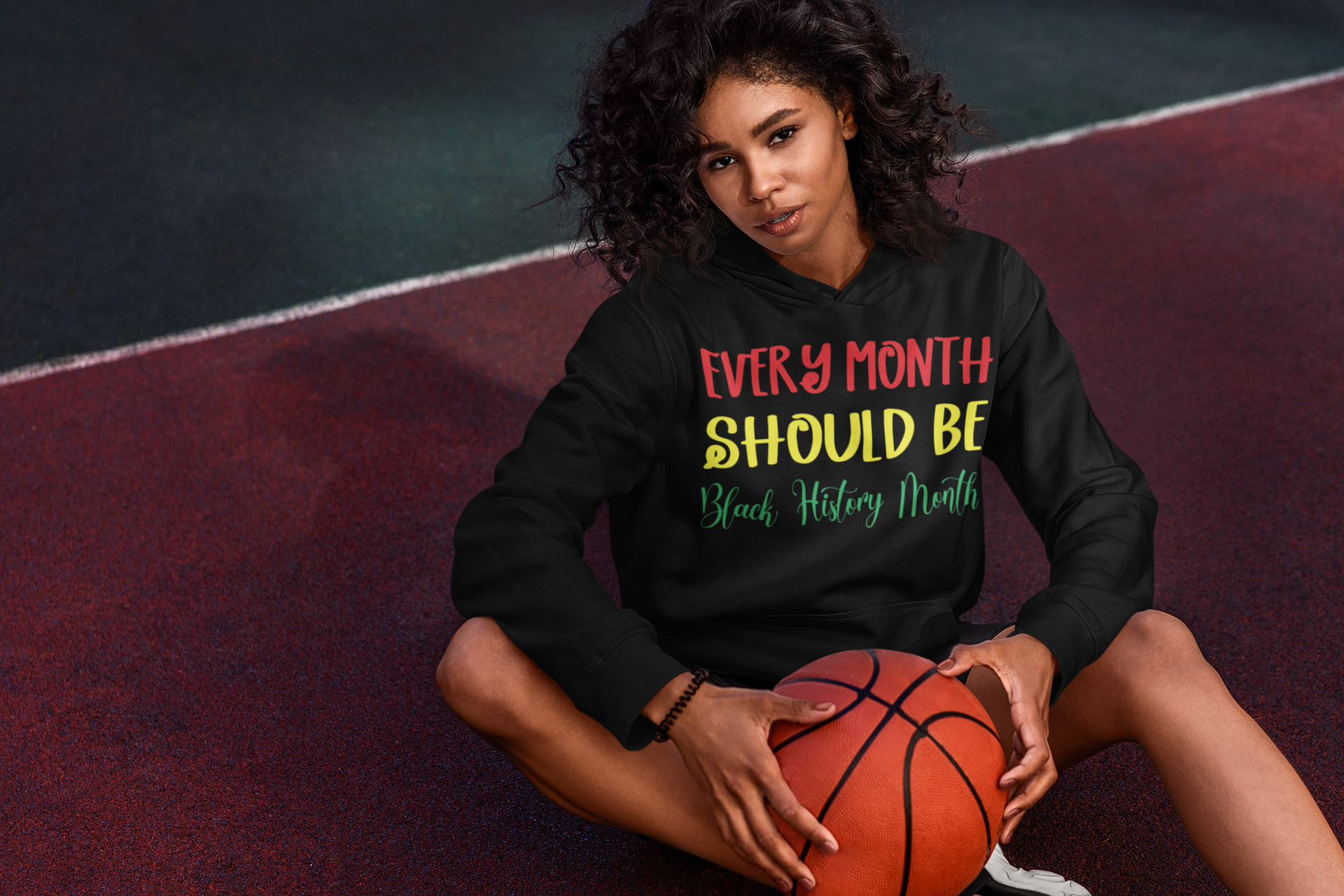 Every Month Should Be Black History Month Sweatshirt - Irie Vybyz Tees & Thingz