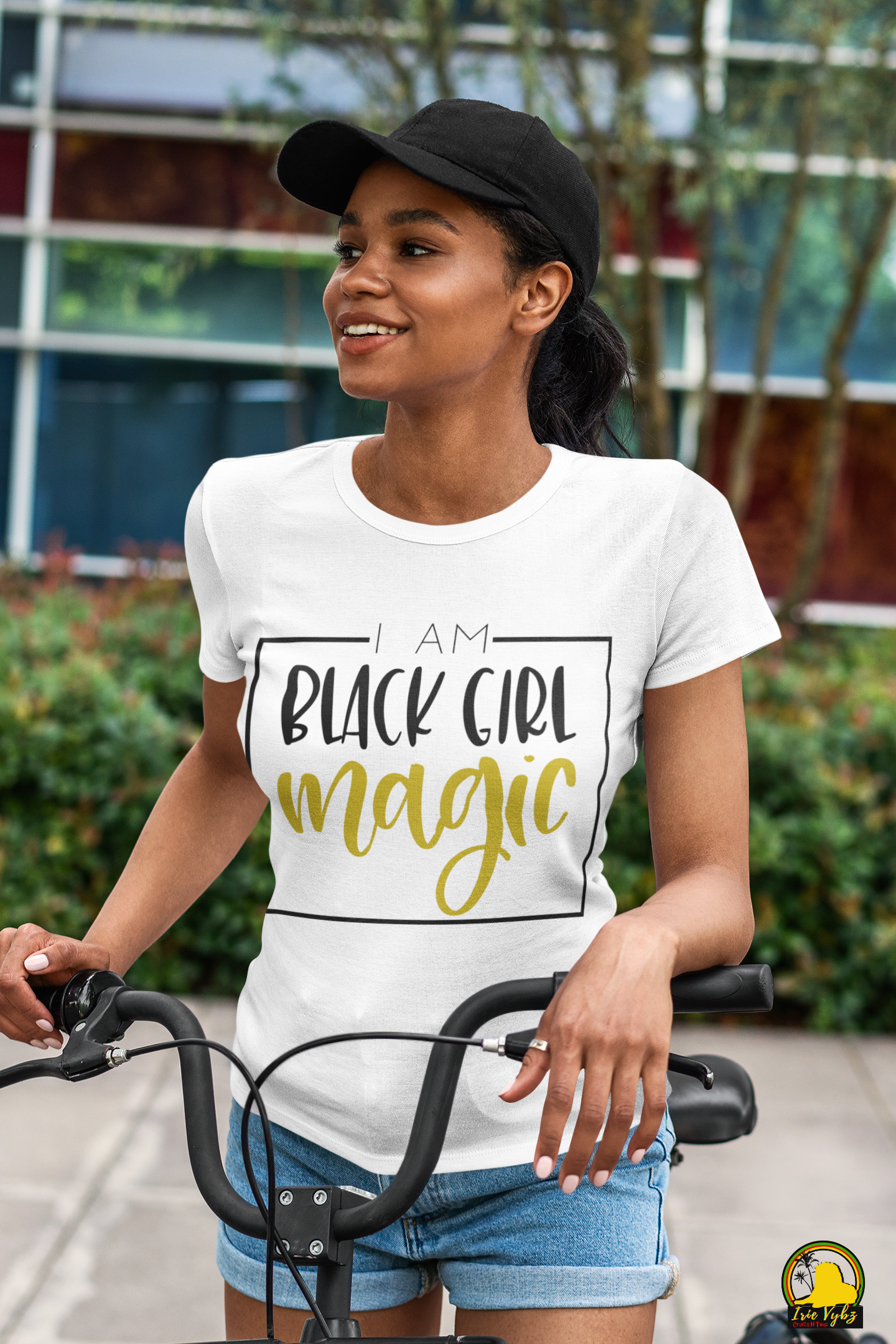 I Am Black Girl Magic short sleeved tee - Irie Vybyz Tees & Thingz