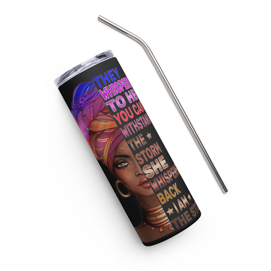 She IS The Storm Personalized Tumbler - Irie Vybyz Tees & Thingz