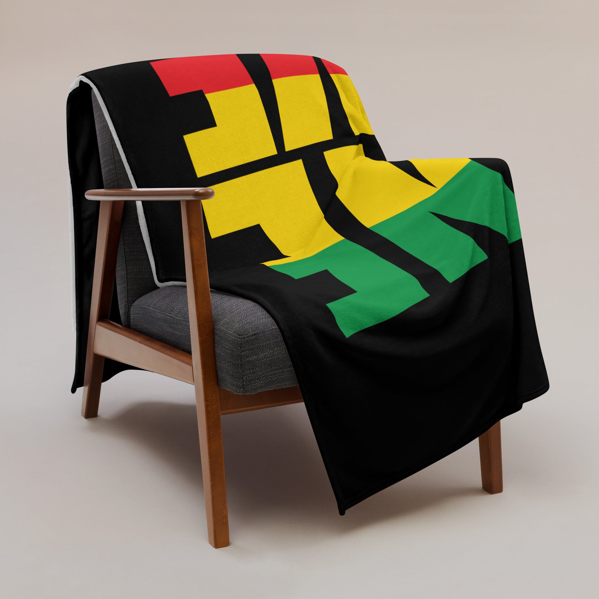 One Love Throw Blanket - Irie Vybyz Tees & Thingz