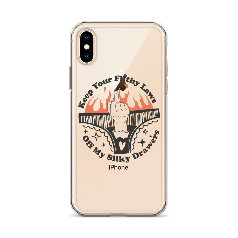 Keep Your Filthy Laws Off iPhone Case - Irie Vybyz Tees & Thingz