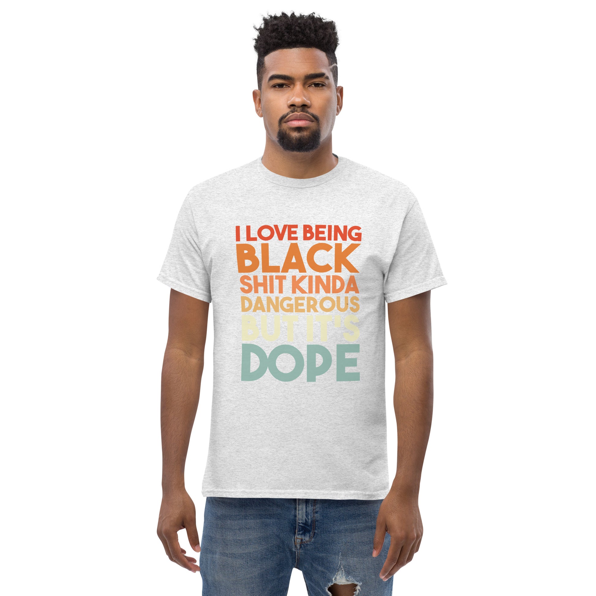 Being Black Is Dope Men's classic tee - Irie Vybyz Tees & Thingz