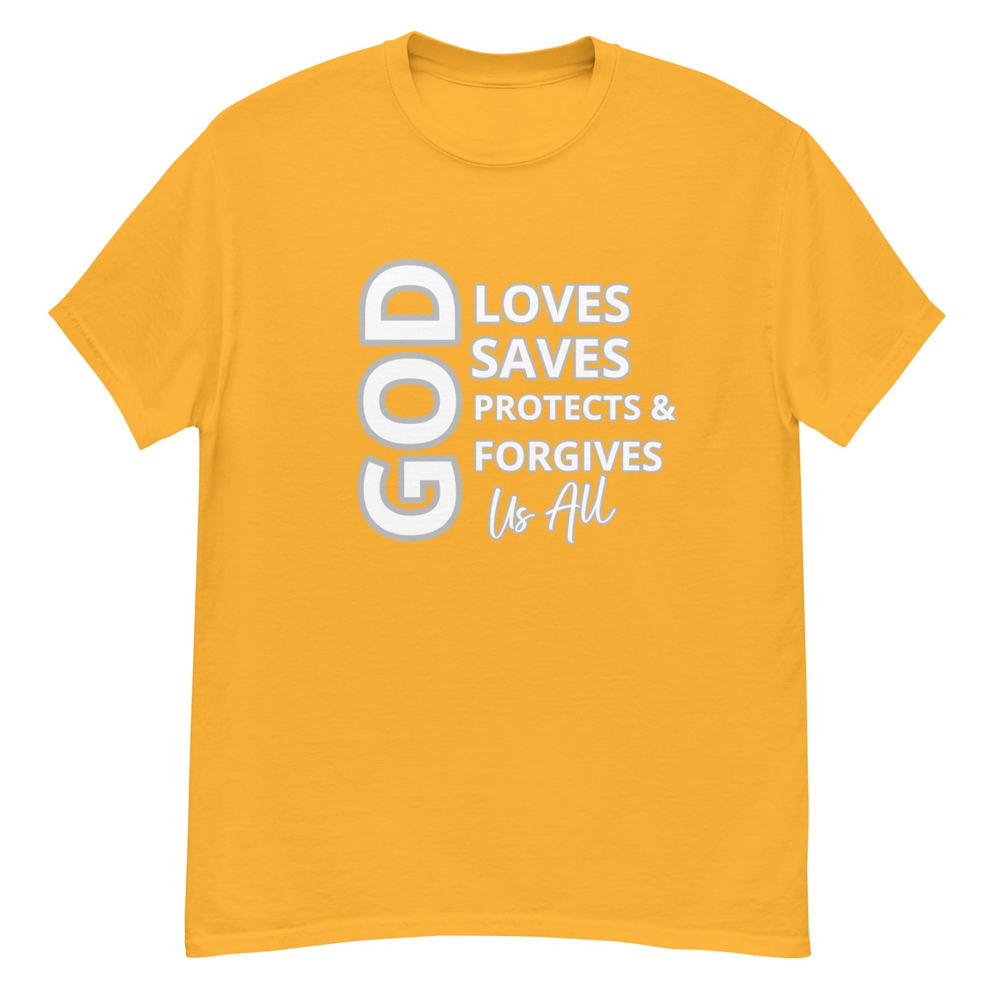 God Loves classic tee - Irie Vybyz Tees & Thingz