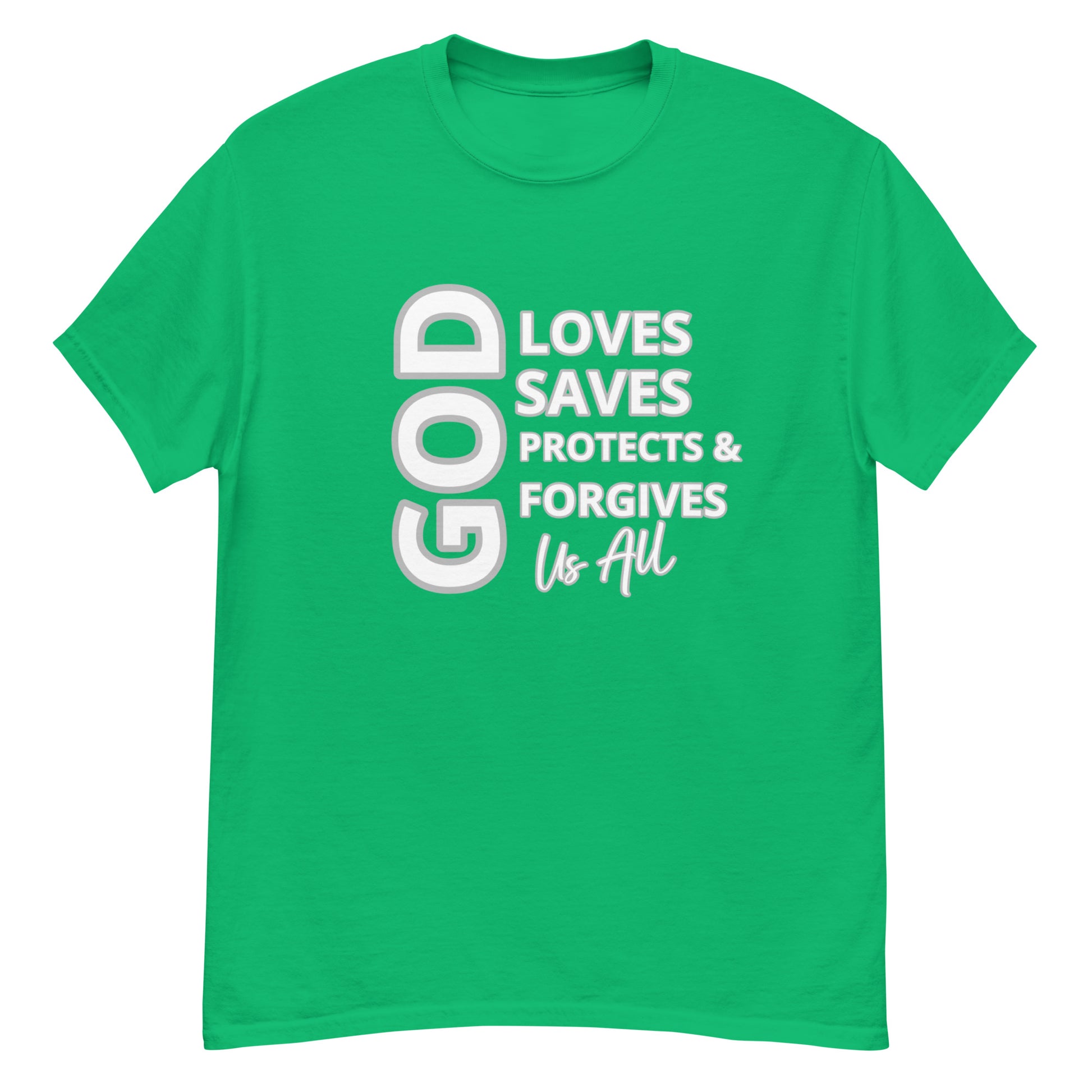 God Loves classic tee - Irie Vybyz Tees & Thingz