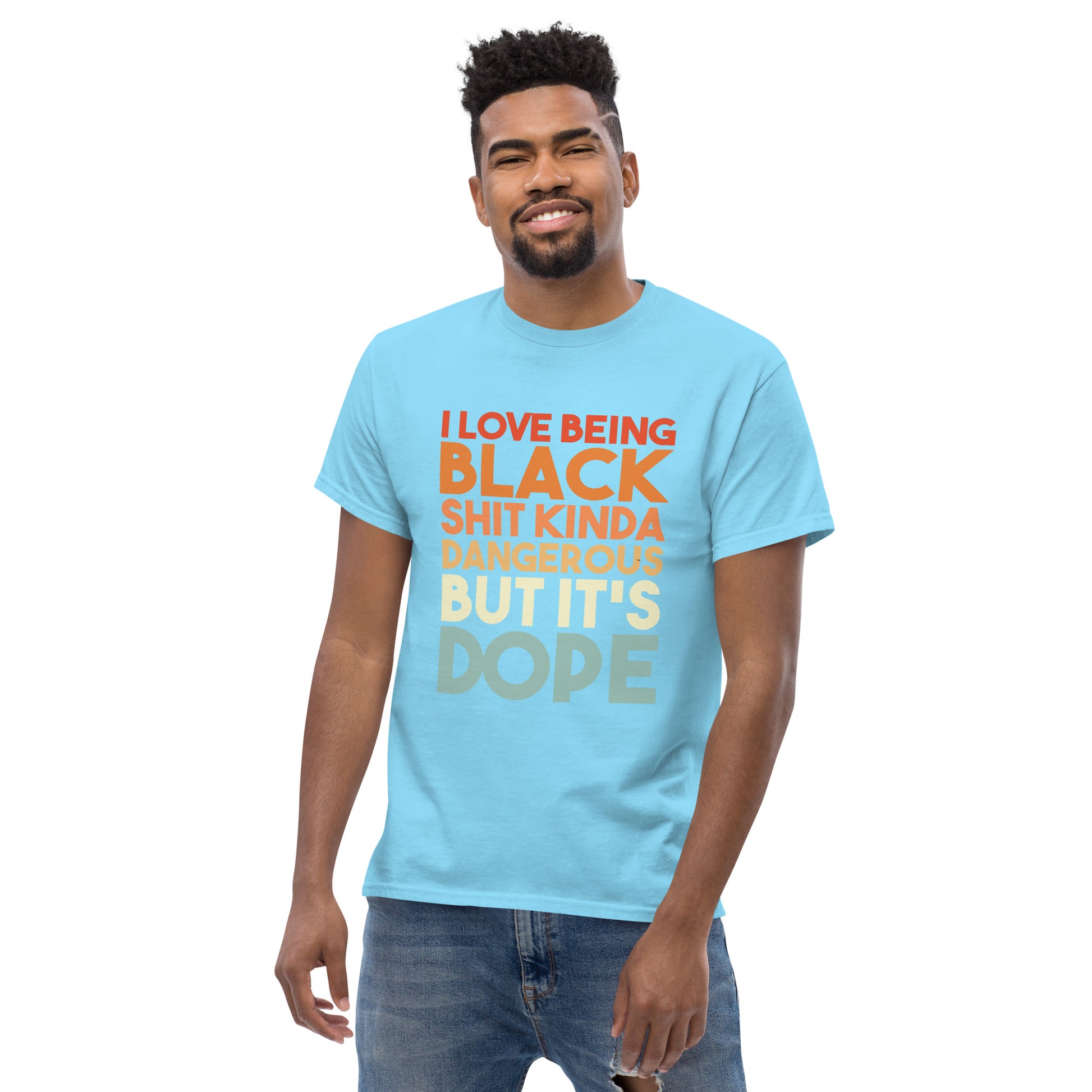 Being Black Is Dope Men's classic tee - Irie Vybyz Tees & Thingz